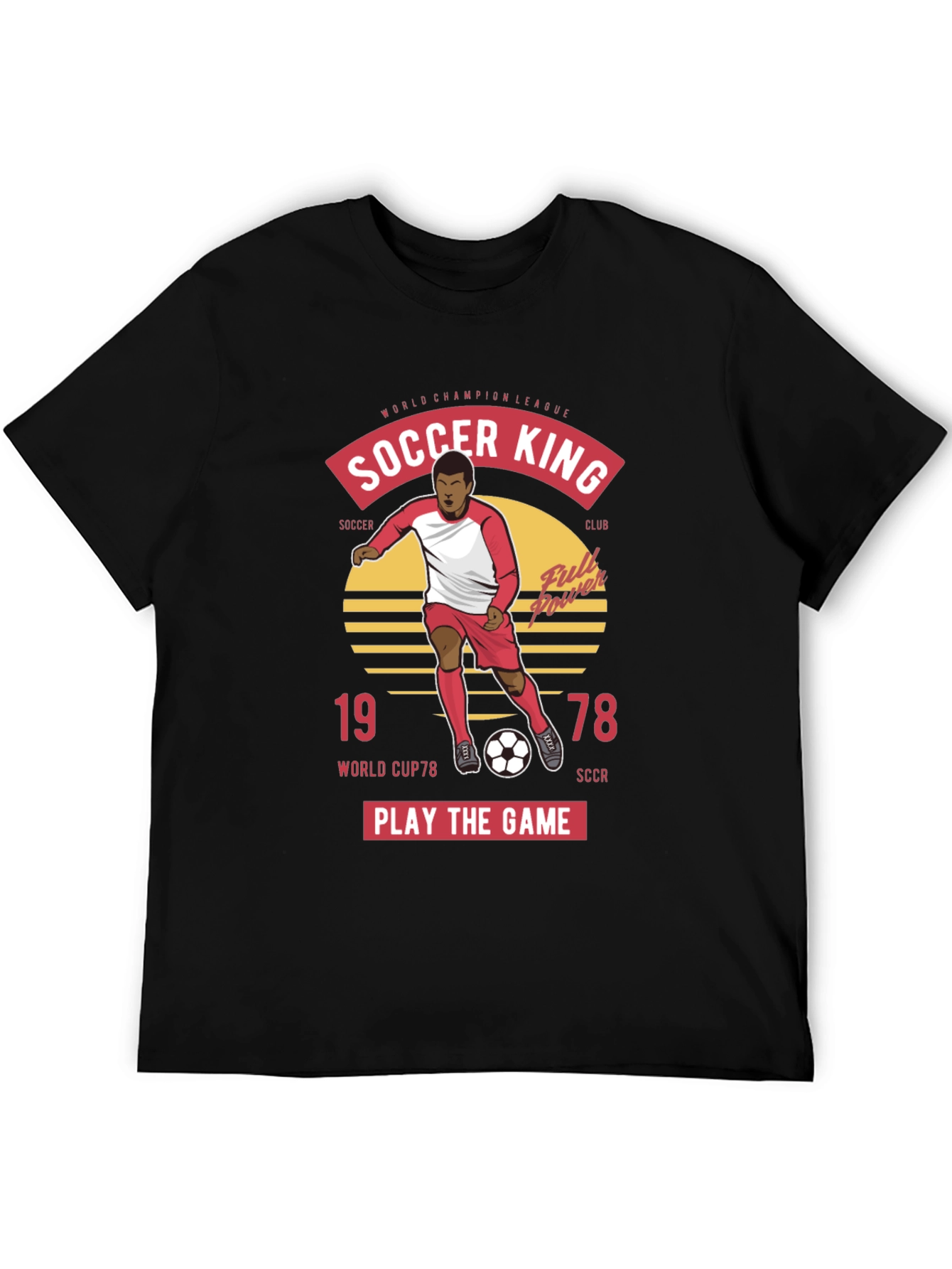 Soccer King 1978 Graphic T-Shirt