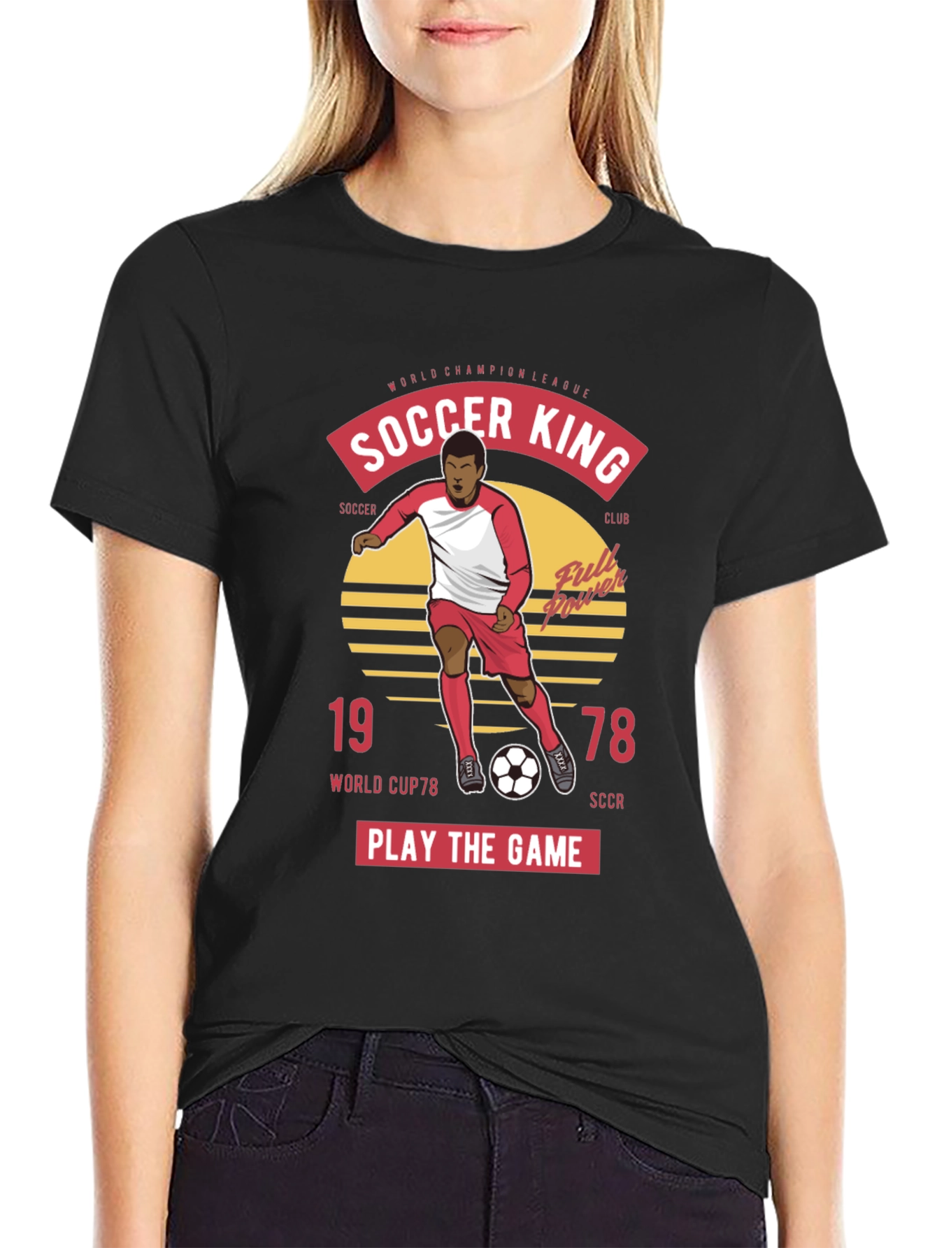 Soccer King 1978 Graphic T-Shirt