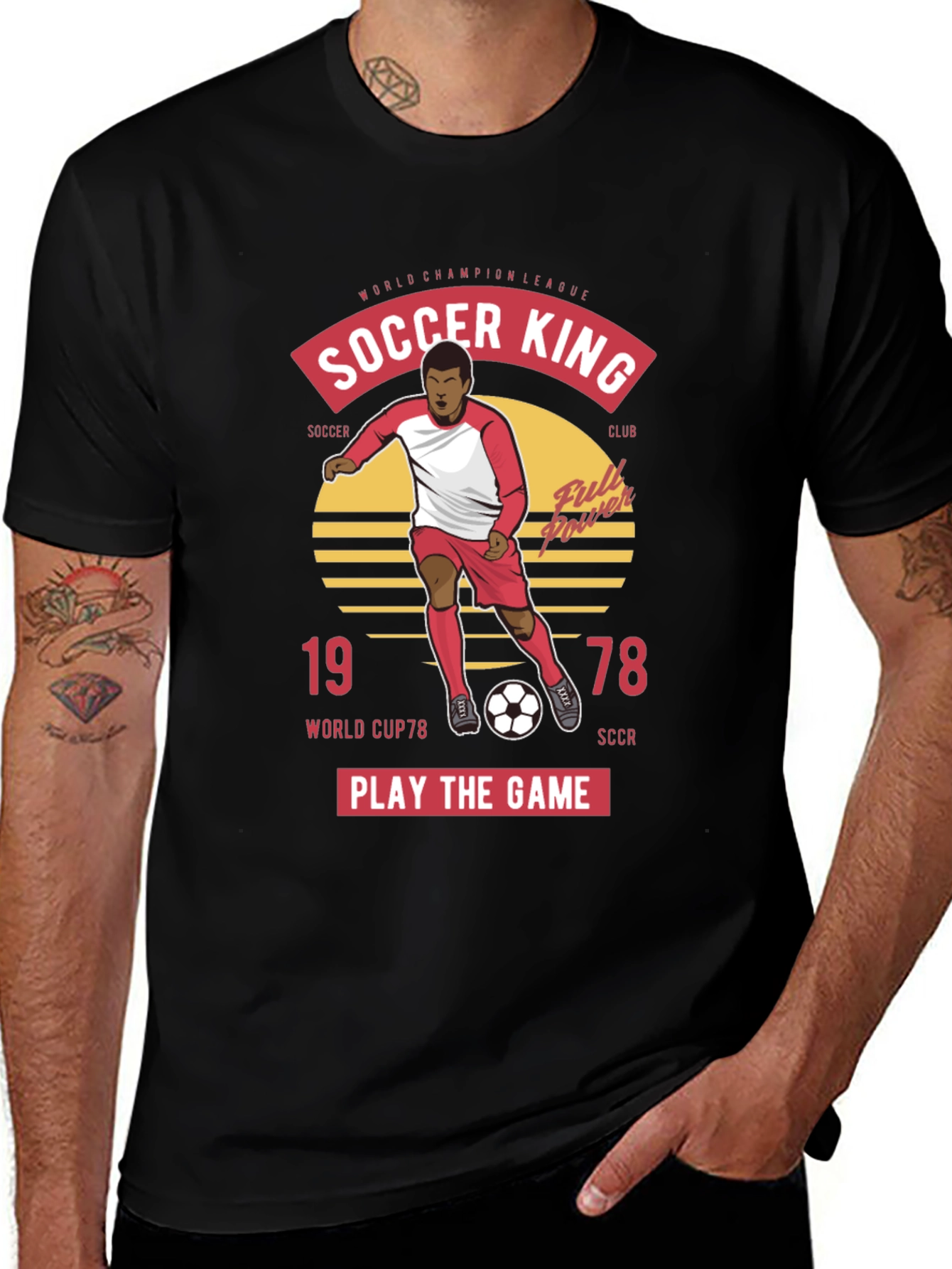 Soccer King 1978 Graphic T-Shirt