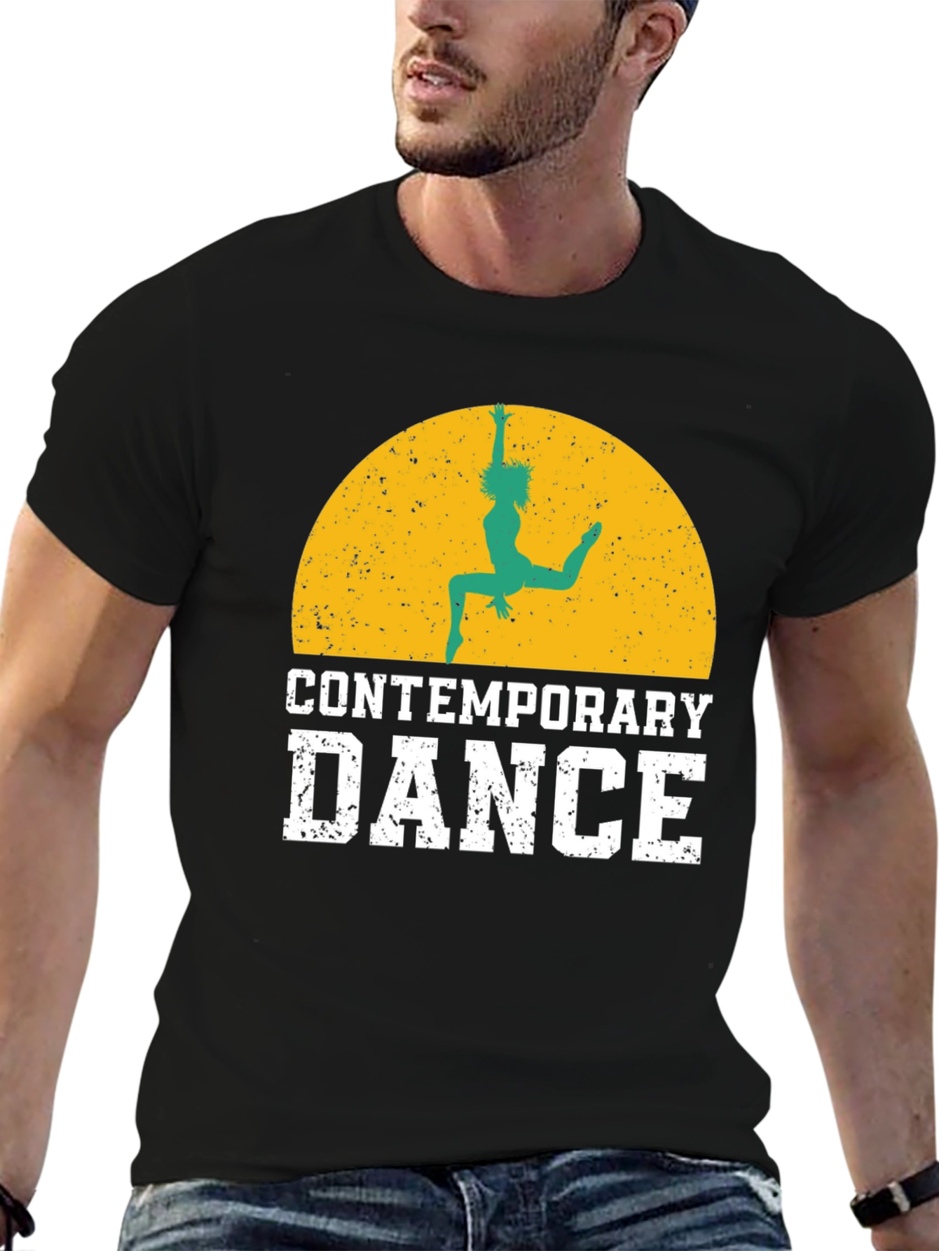 Contemporary Dance Graphic Tee - Black Unisex Shirt