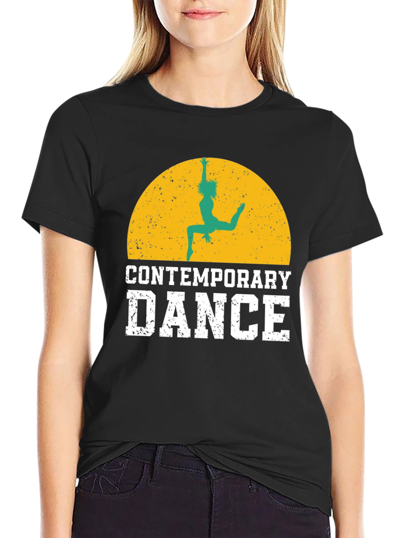 Contemporary Dance Graphic Tee - Black Unisex Shirt