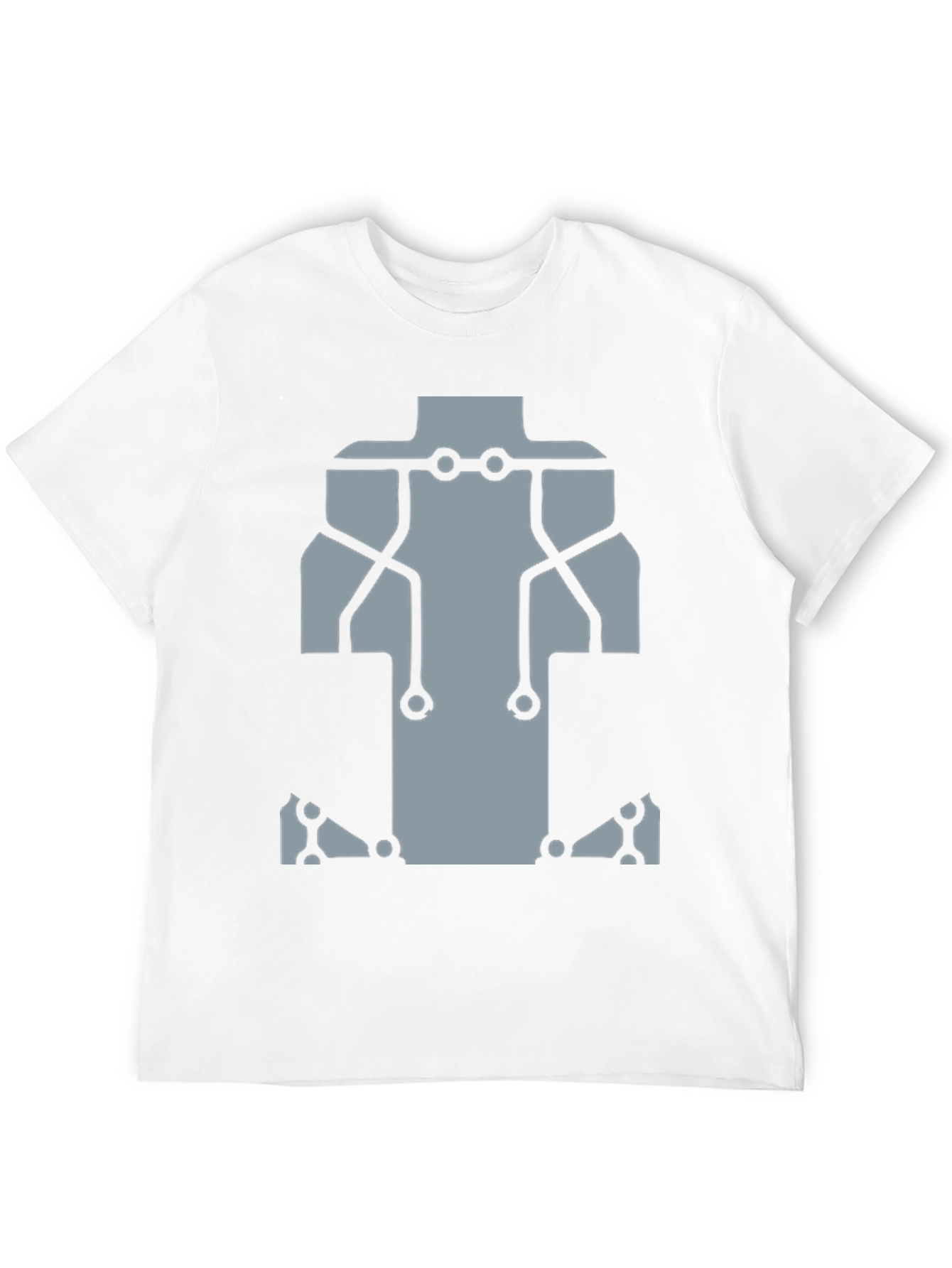 Robot Circuit Tee - Black Graphic T-Shirt