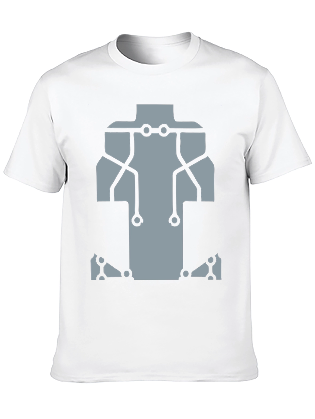 Robot Circuit Tee - Black Graphic T-Shirt