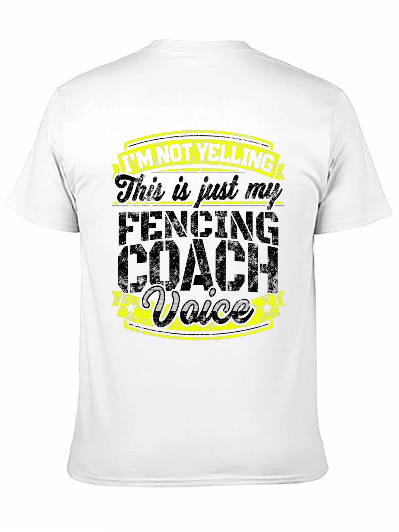 Fencing Coach Voice Graphic Tee