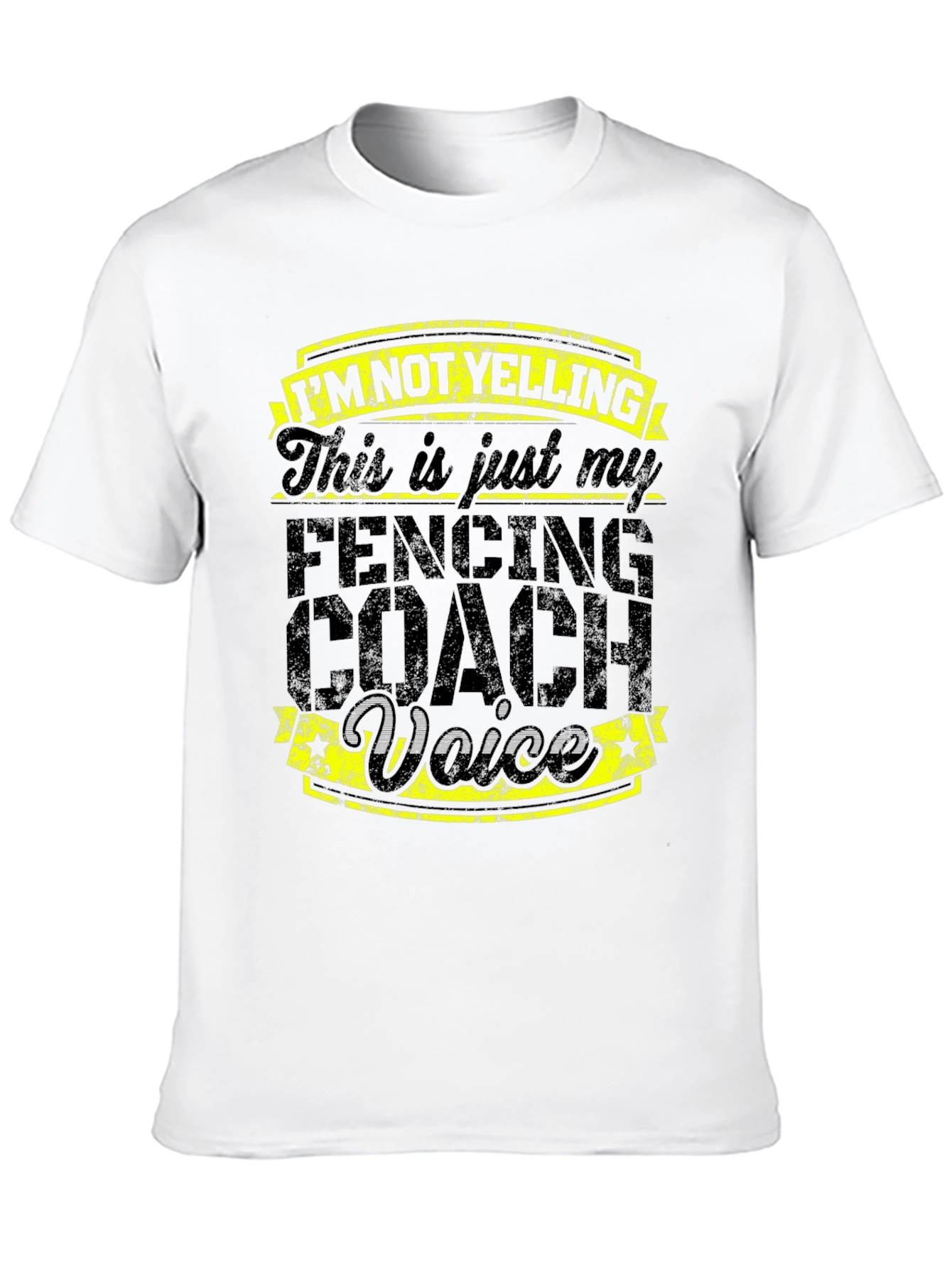 Fencing Coach Voice Graphic Tee