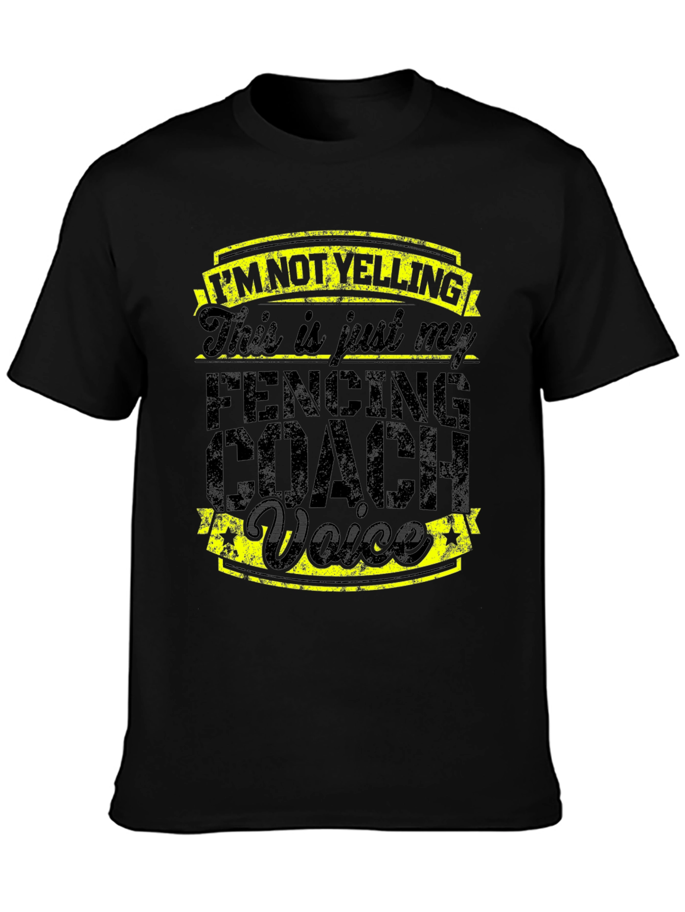 Fencing Coach Voice Graphic Tee