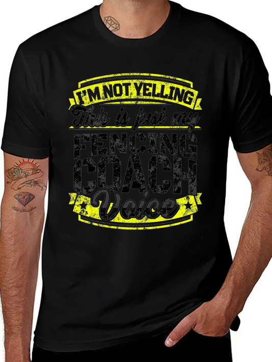 Fencing Coach Voice Graphic Tee