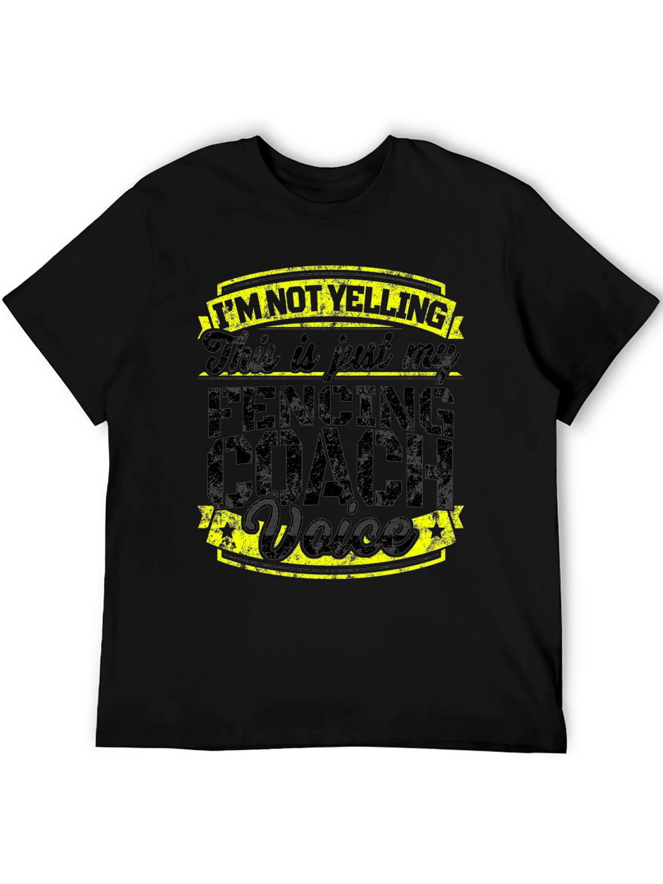 Fencing Coach Voice Graphic Tee