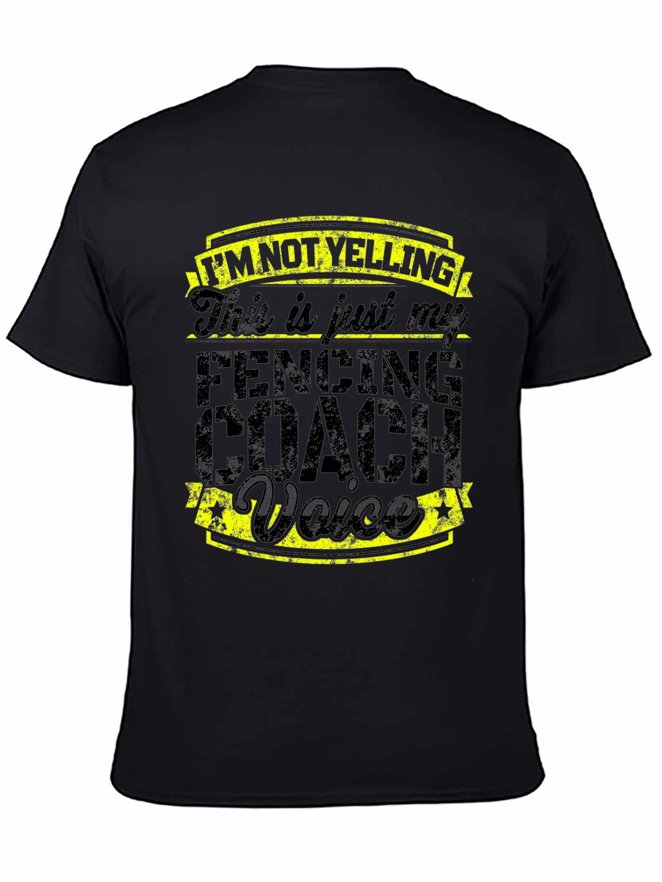 Fencing Coach Voice Graphic Tee