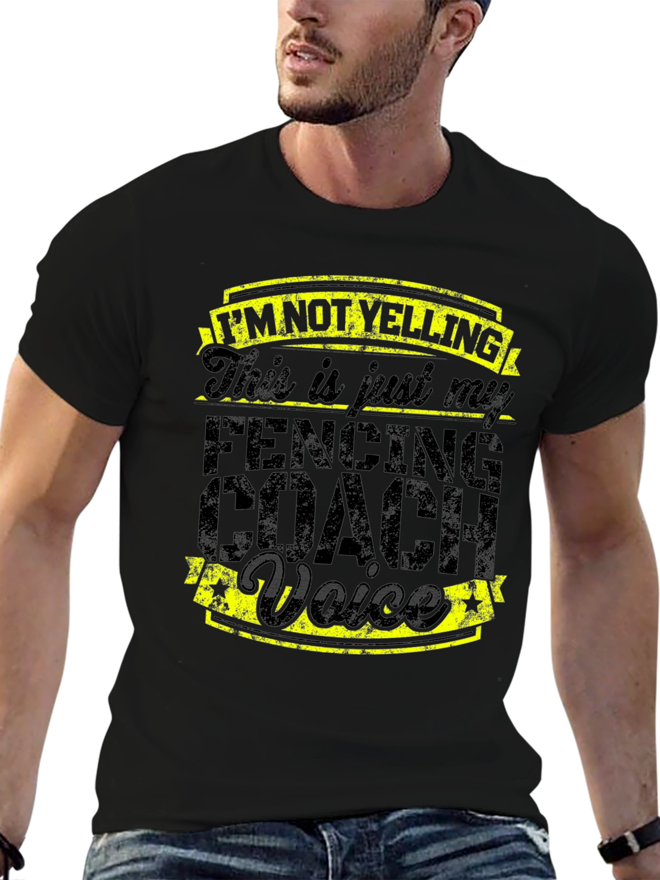 Fencing Coach Voice Graphic Tee