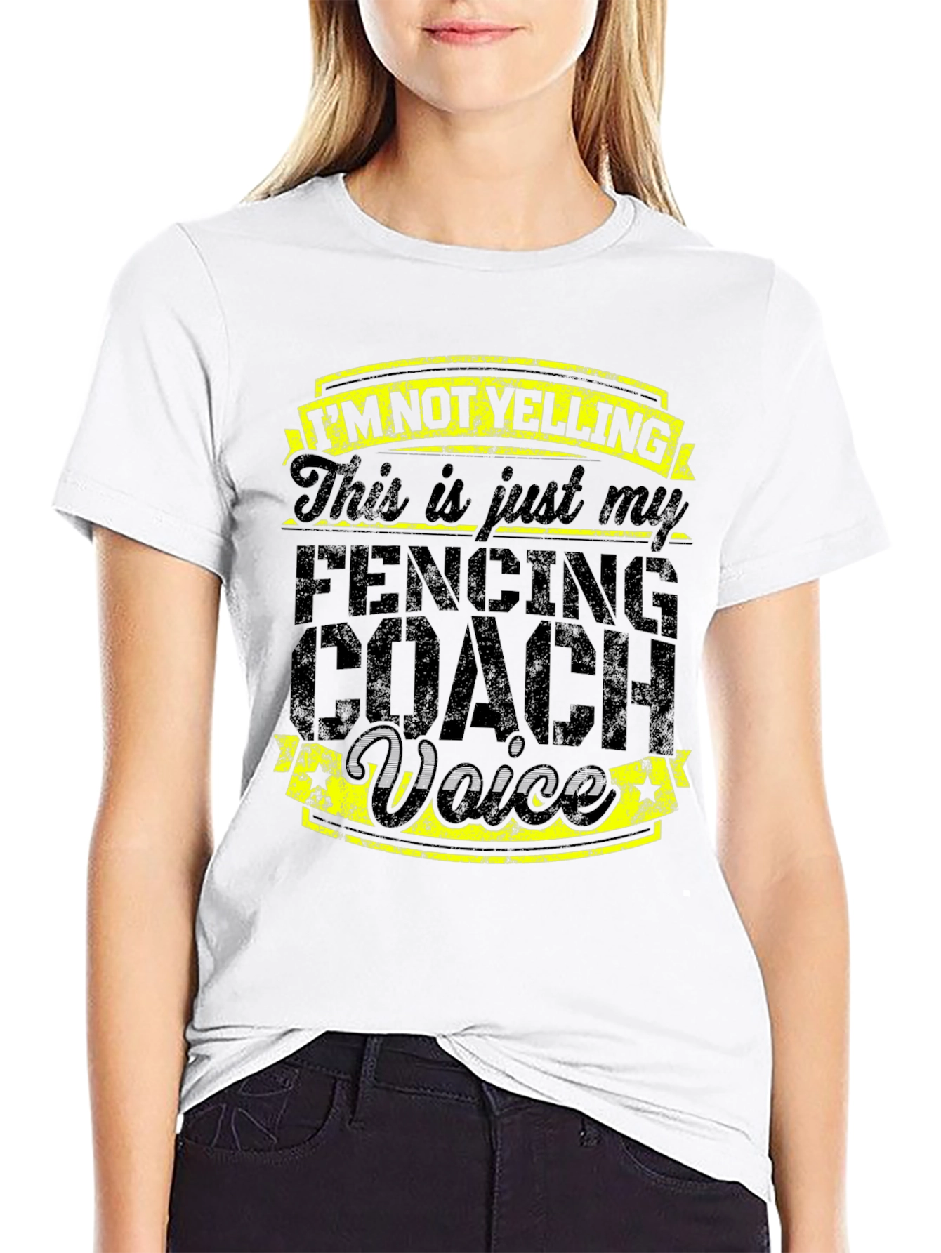 Fencing Coach Voice Graphic Tee