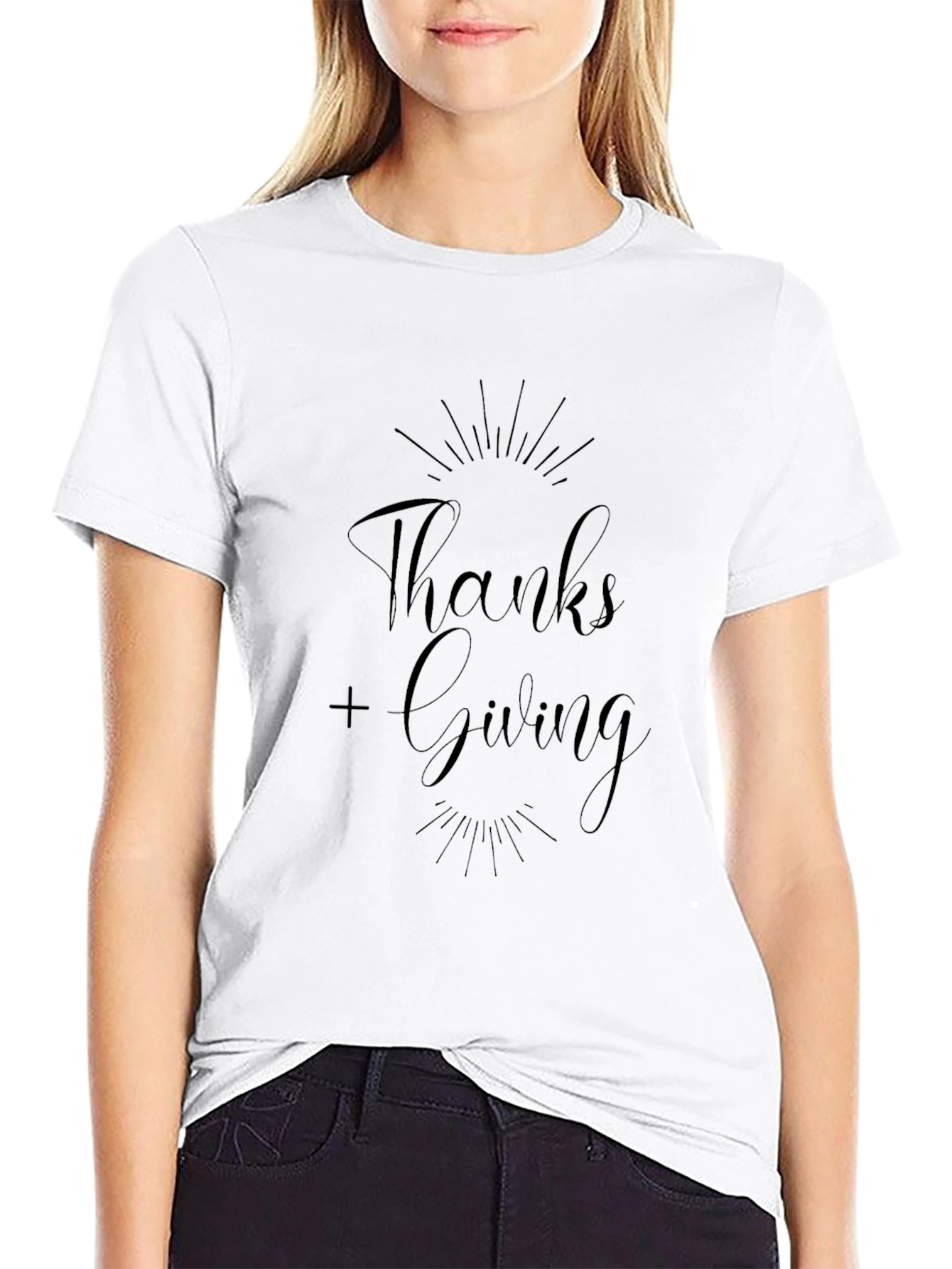 Thanks+Giving Black T-Shirt