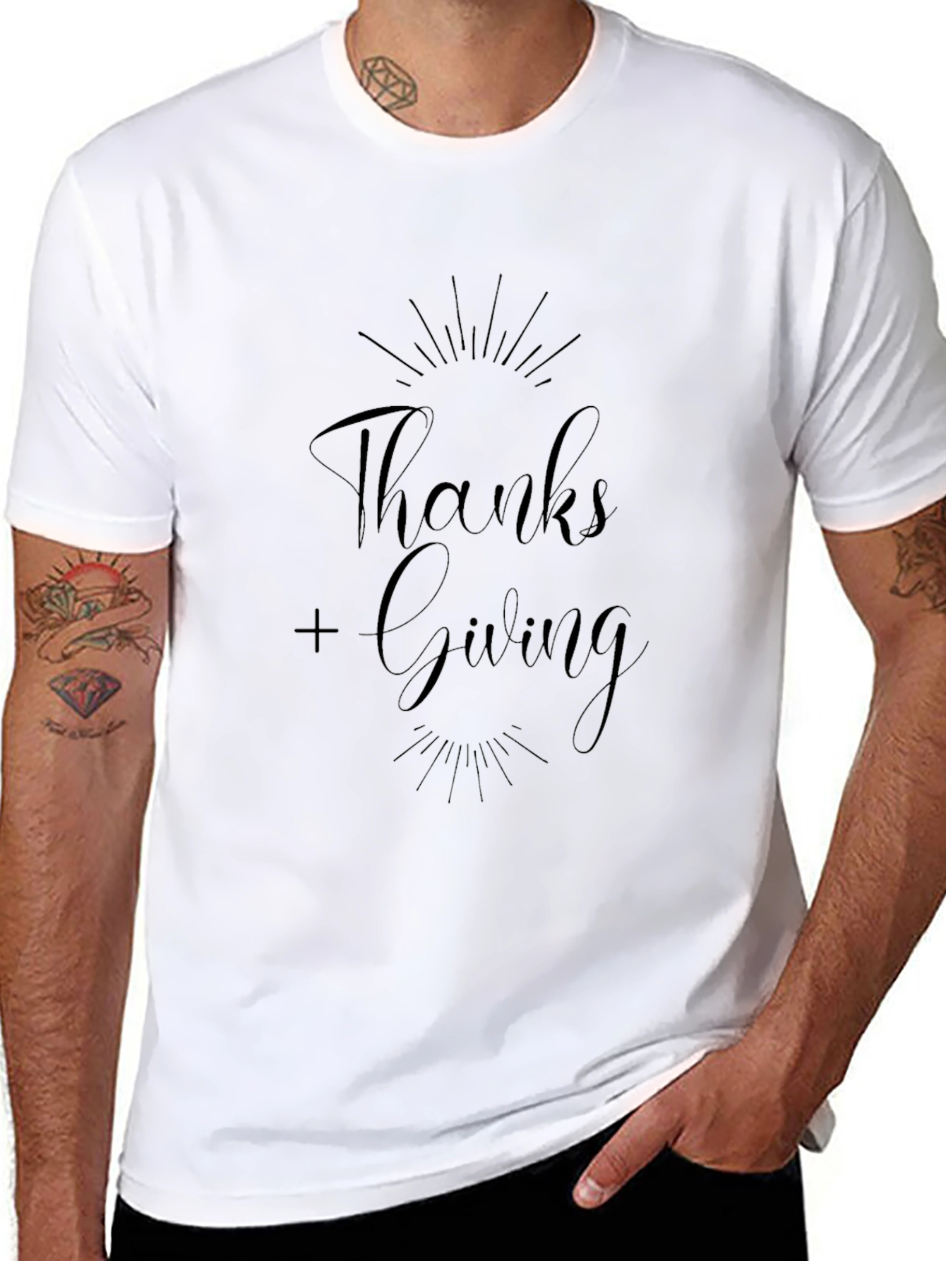 Thanks+Giving Black T-Shirt