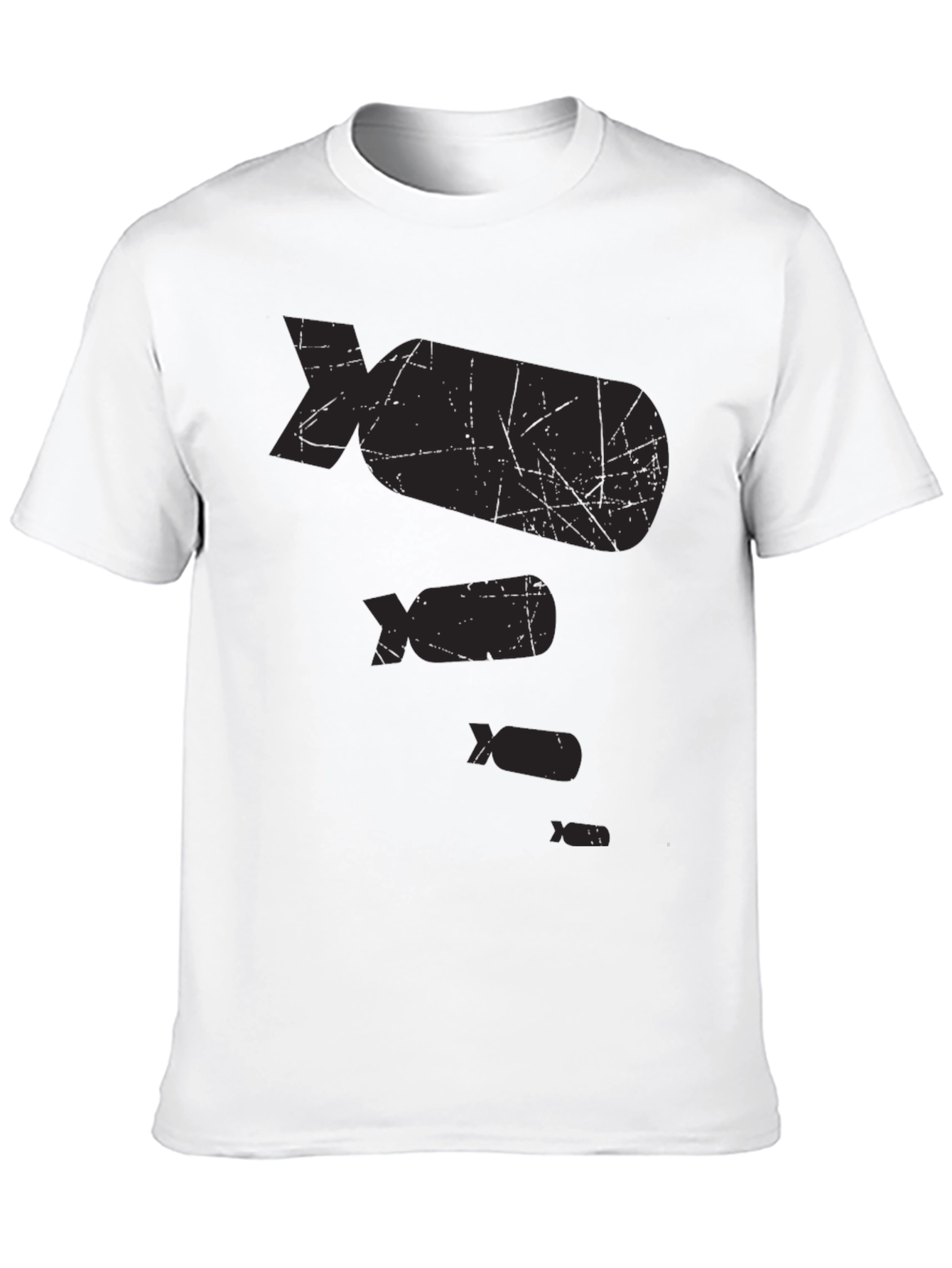 Retro Falling Bombs Graphic Tee