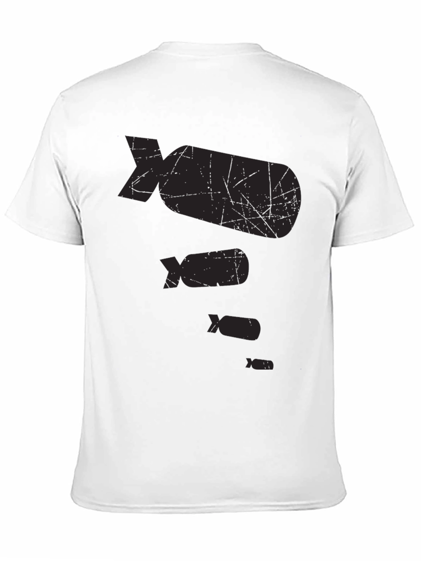 Retro Falling Bombs Graphic Tee