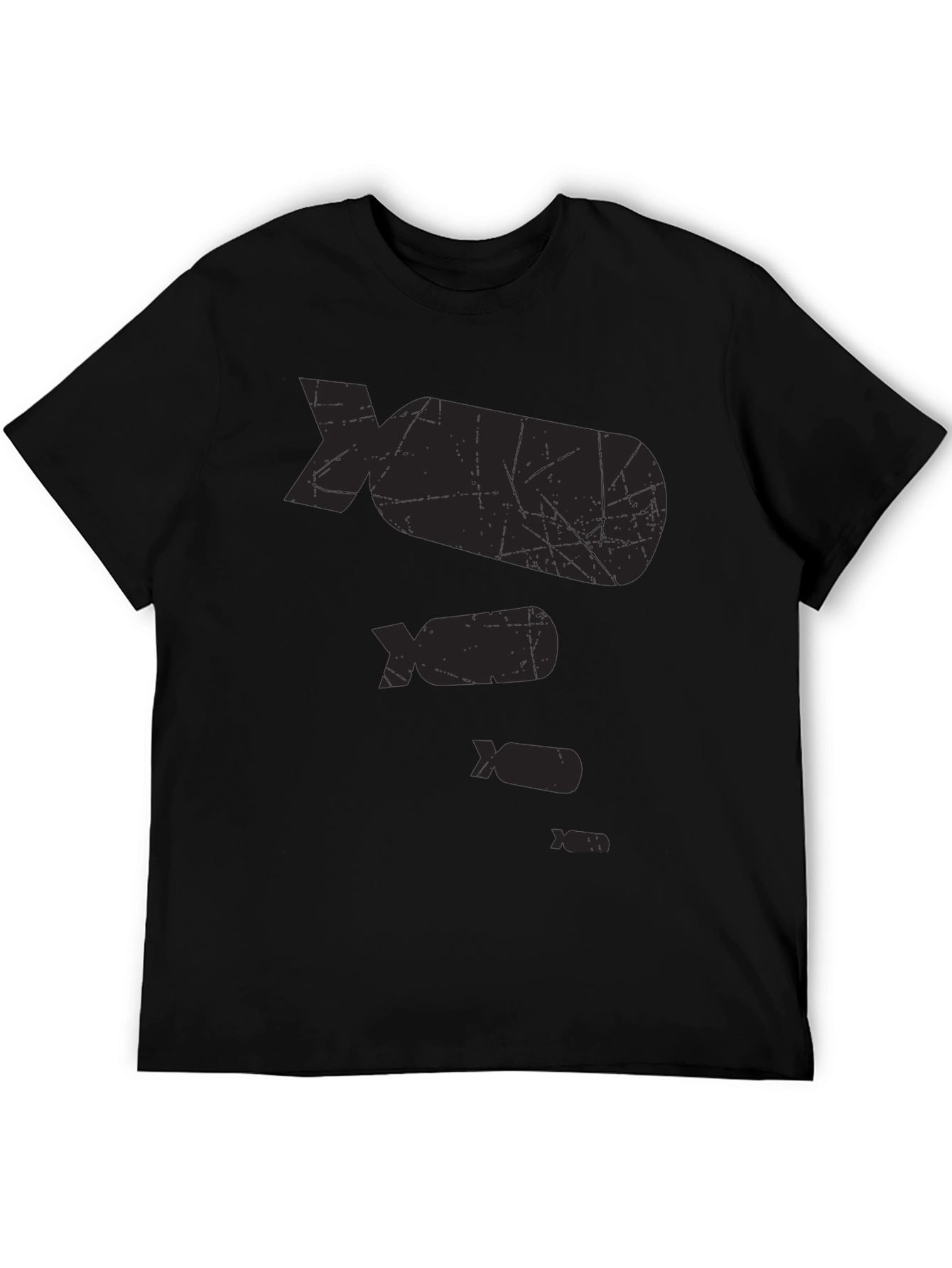 Retro Falling Bombs Graphic Tee