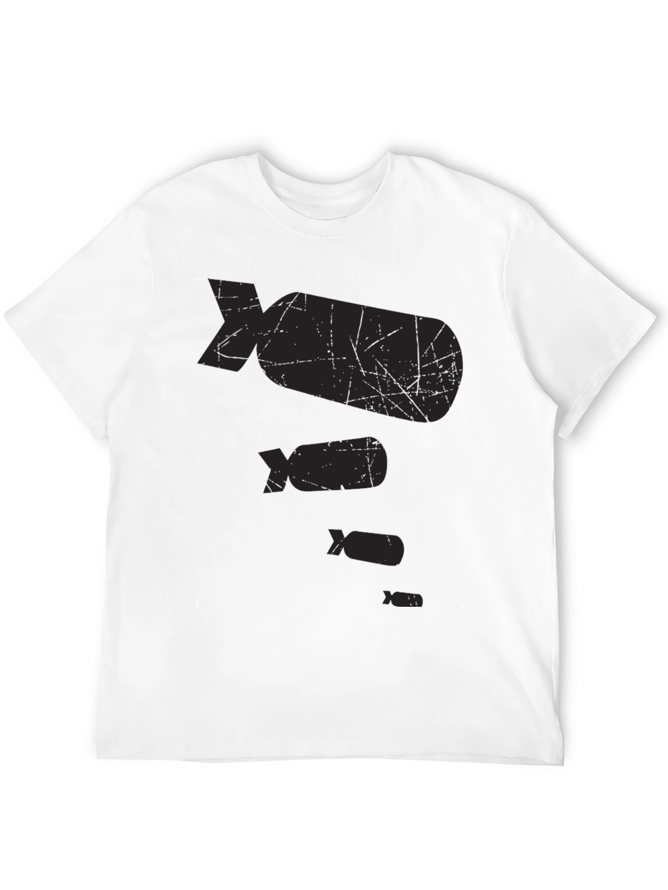 Retro Falling Bombs Graphic Tee