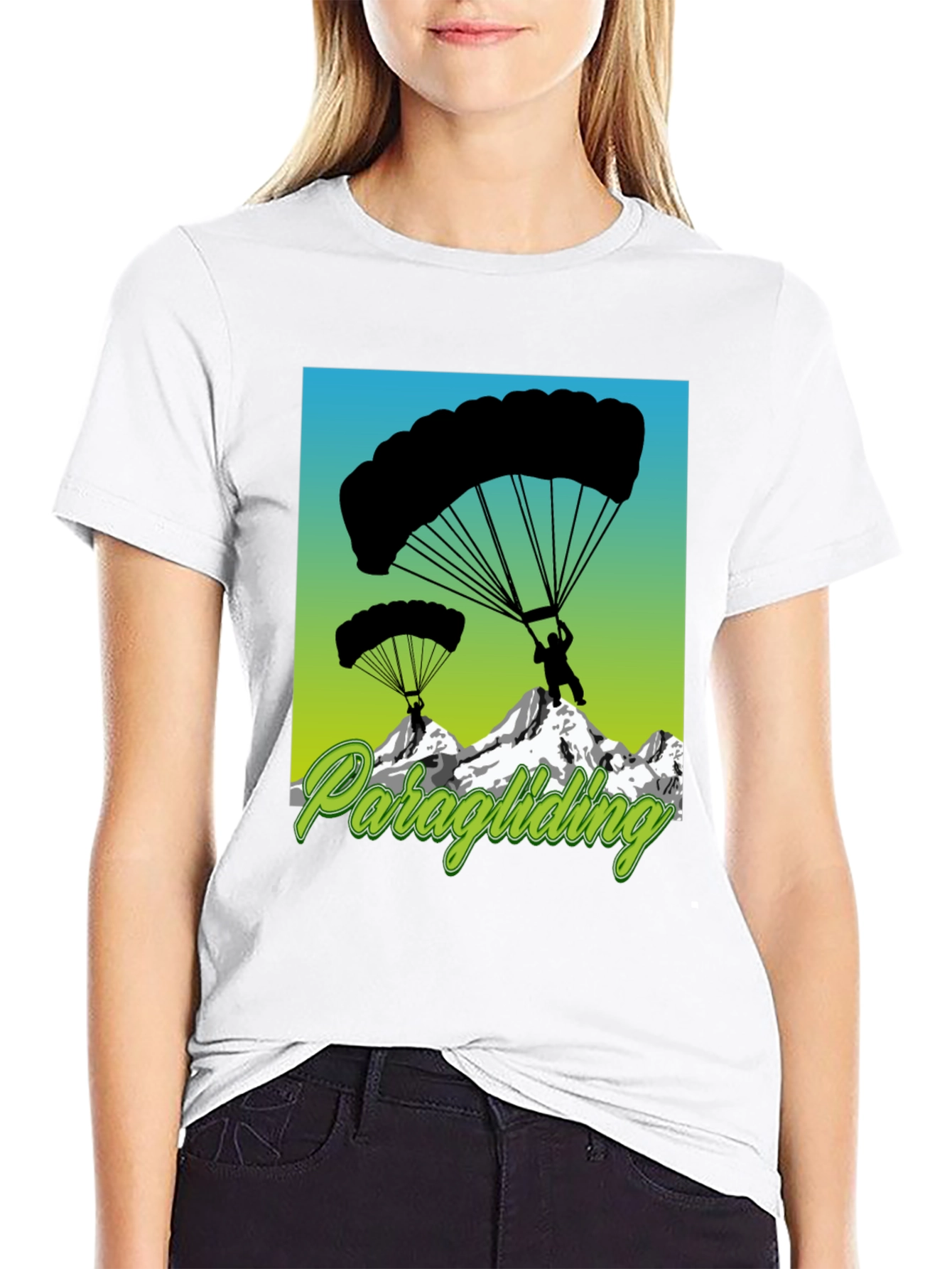 Paragliding Graphic Tee - Adventure T-Shirt