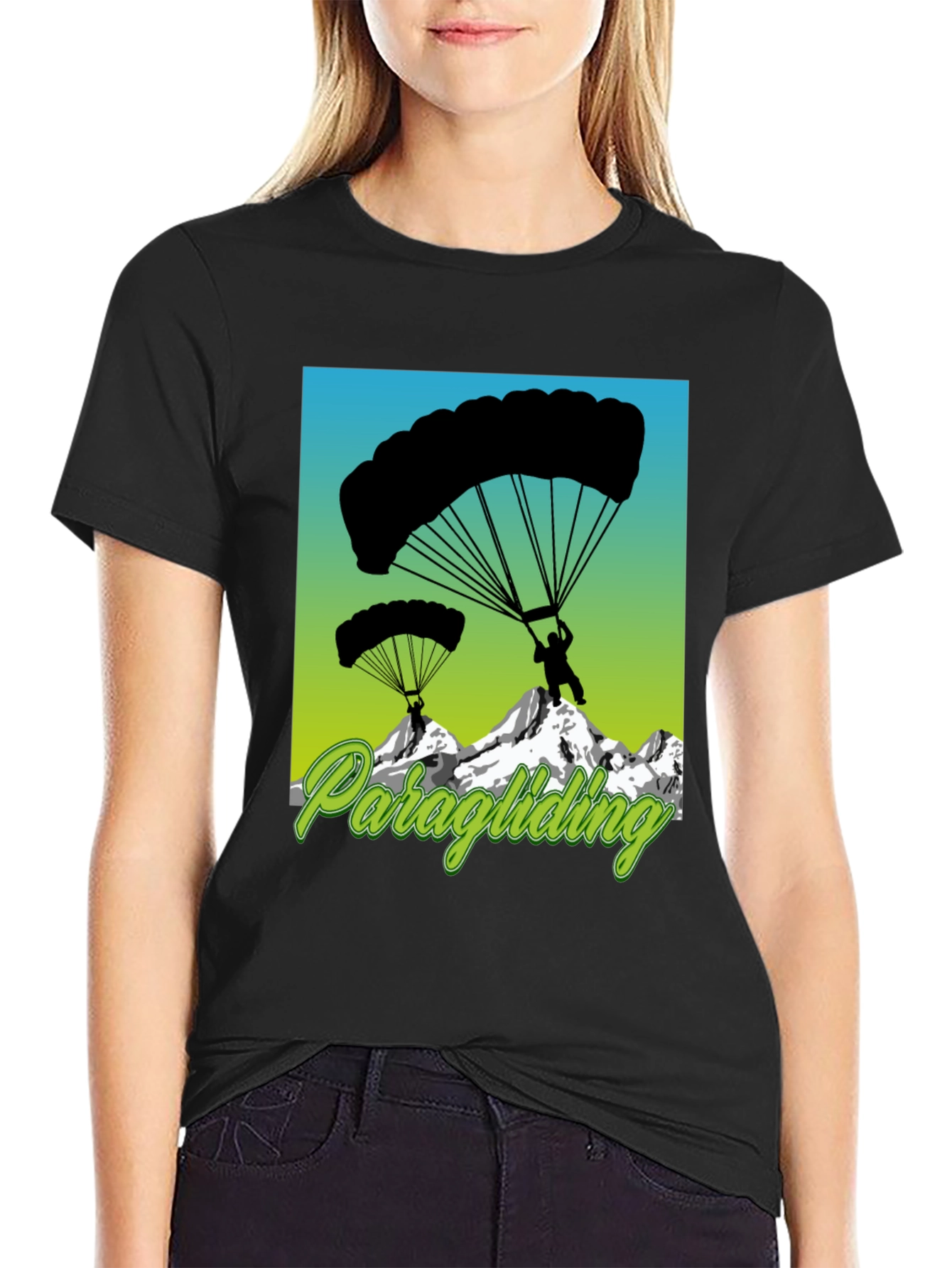 Paragliding Graphic Tee - Adventure T-Shirt