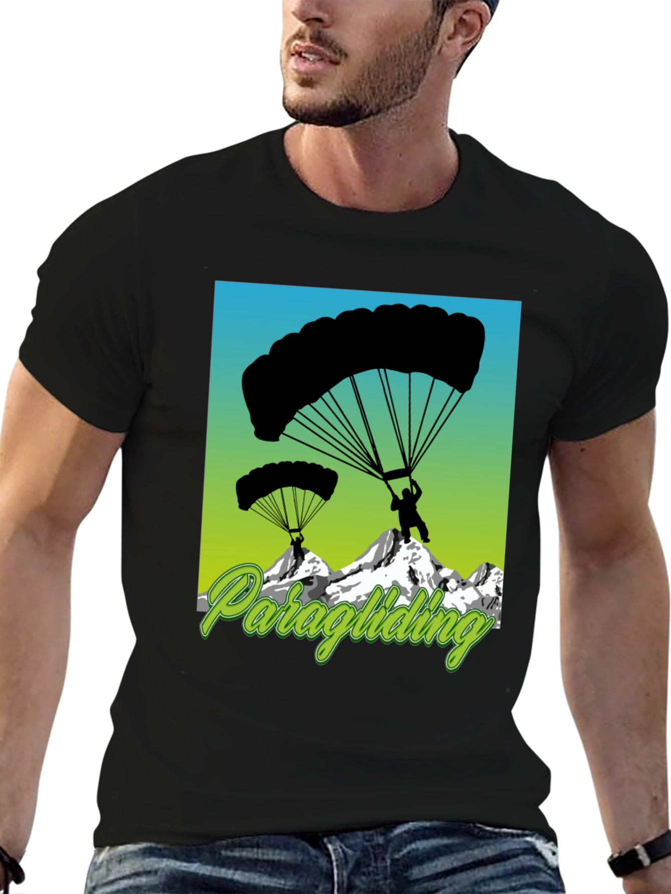 Paragliding Graphic Tee - Adventure T-Shirt