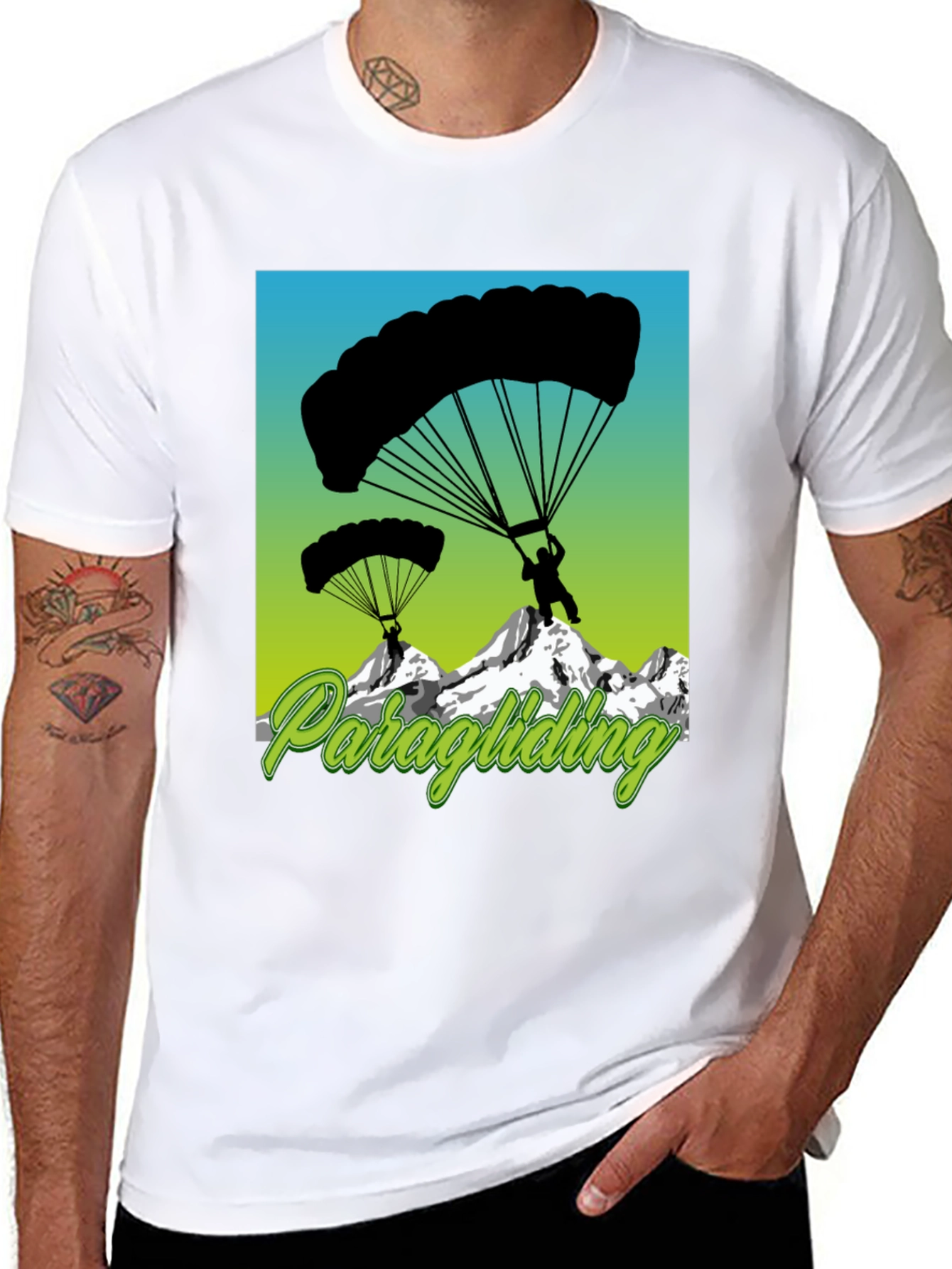 Paragliding Graphic Tee - Adventure T-Shirt