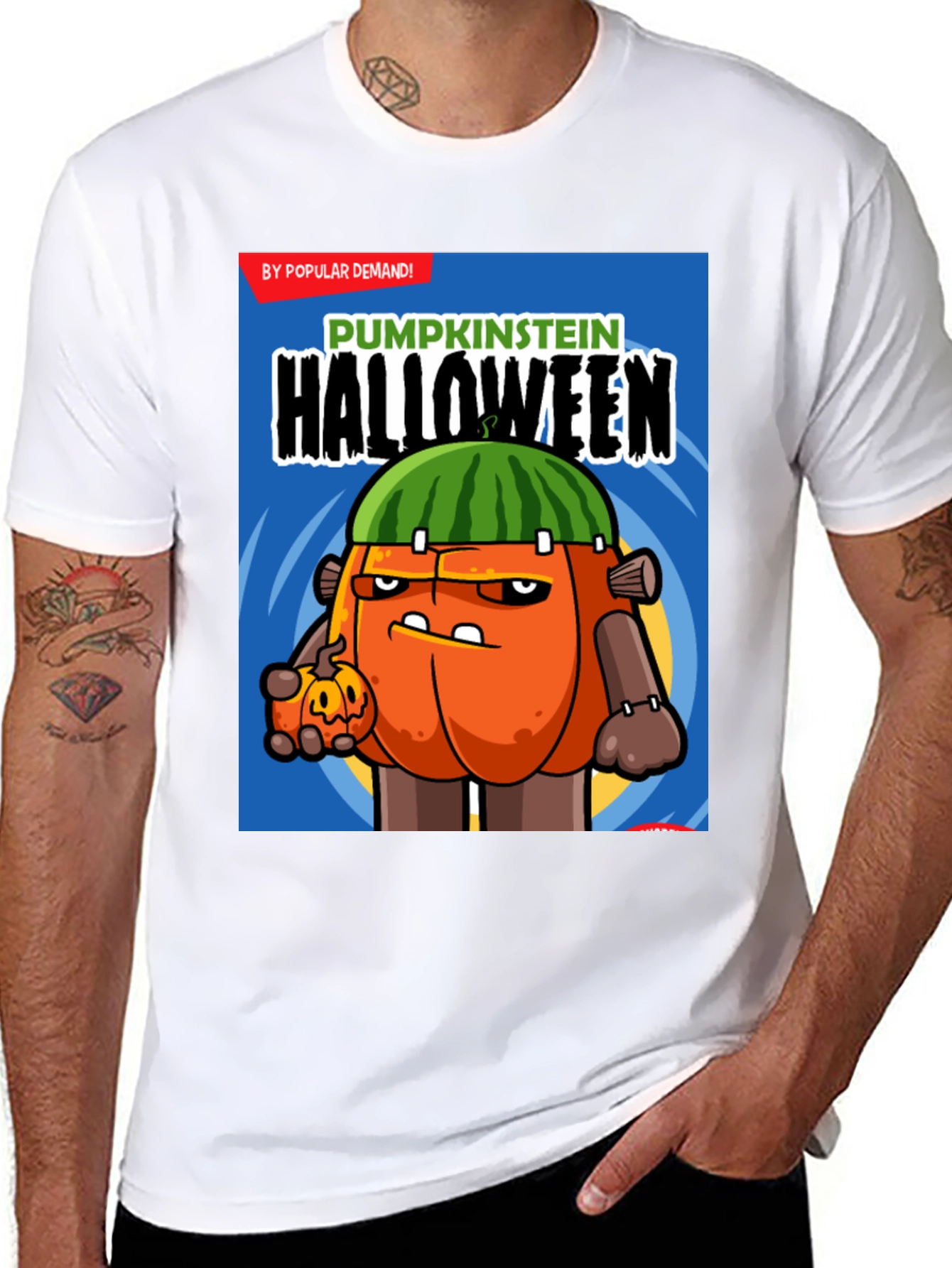 Pumpkinstein Halloween T-Shirt
