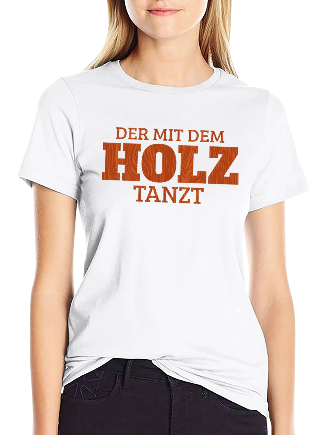 Der Mit Dem Holz Tanzt Black T-Shirt