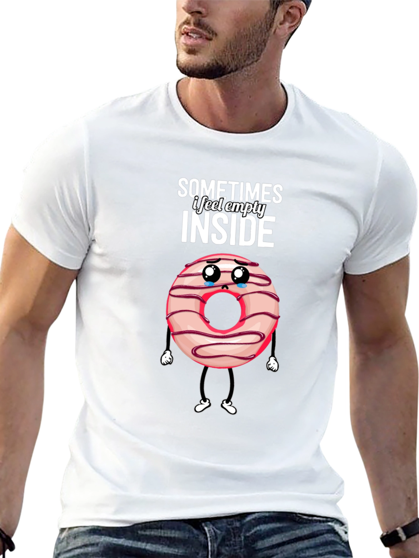 Sometimes I Feel Empty Inside Donut T-Shirt
