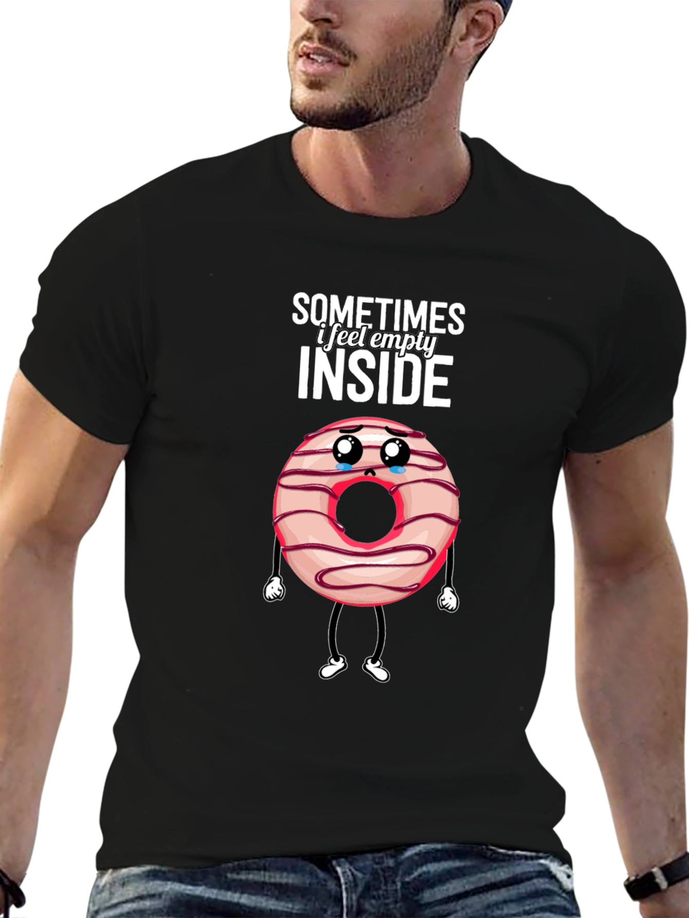 Sometimes I Feel Empty Inside Donut T-Shirt