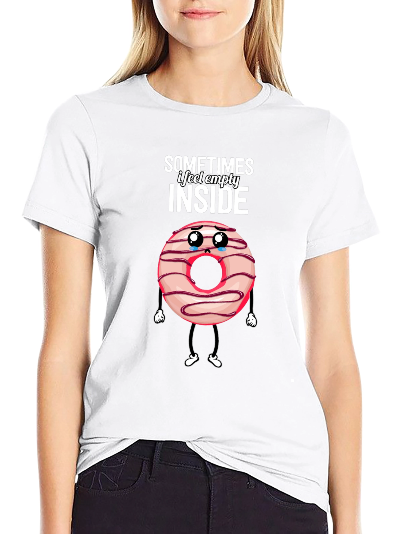 Sometimes I Feel Empty Inside Donut T-Shirt