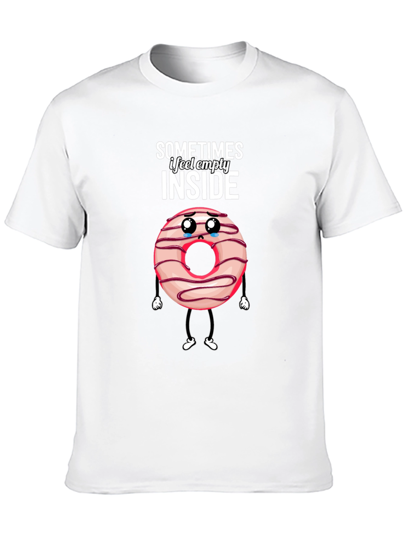 Sometimes I Feel Empty Inside Donut T-Shirt