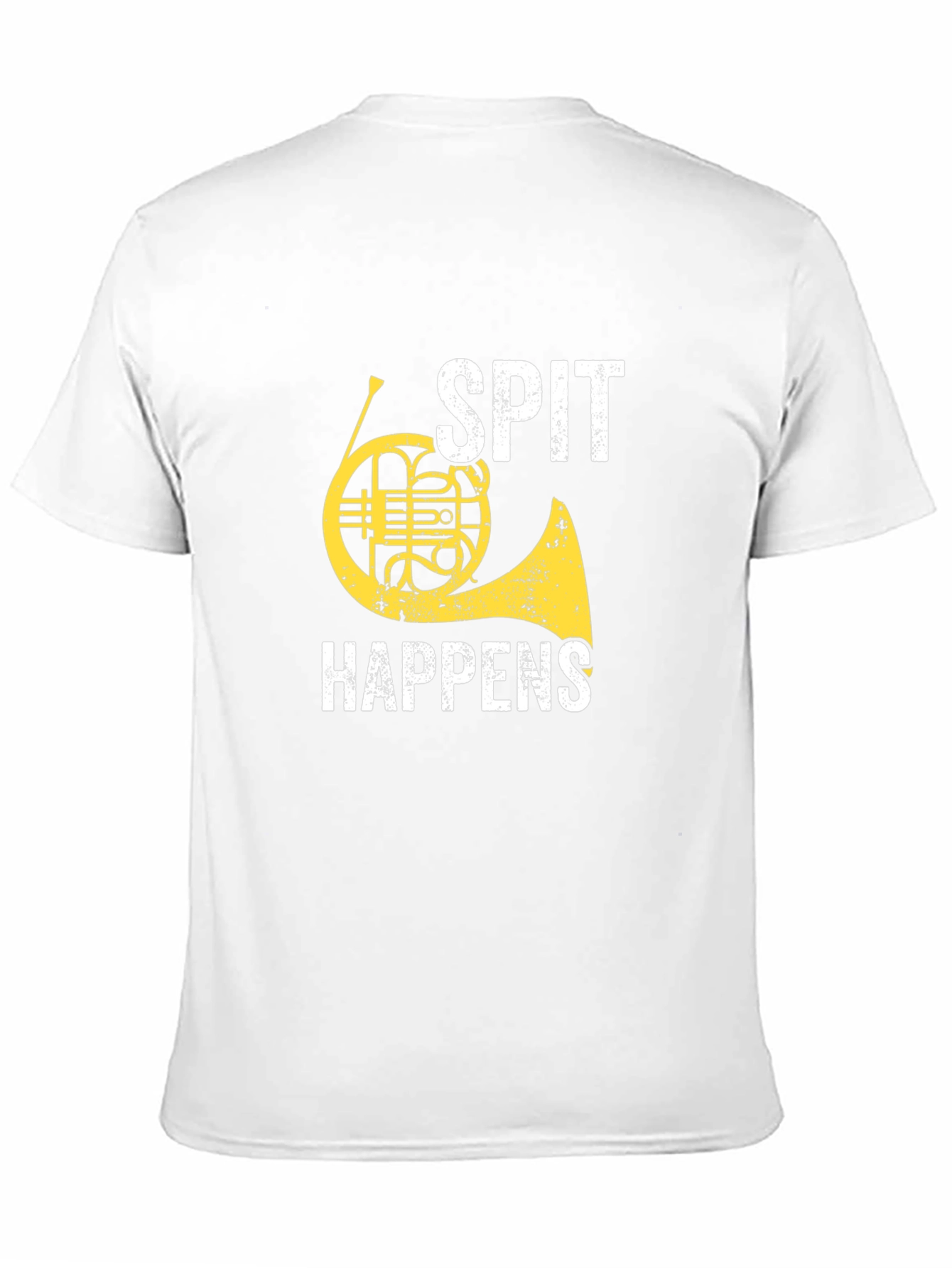 Spit Happens French Horn Graphic Tee
