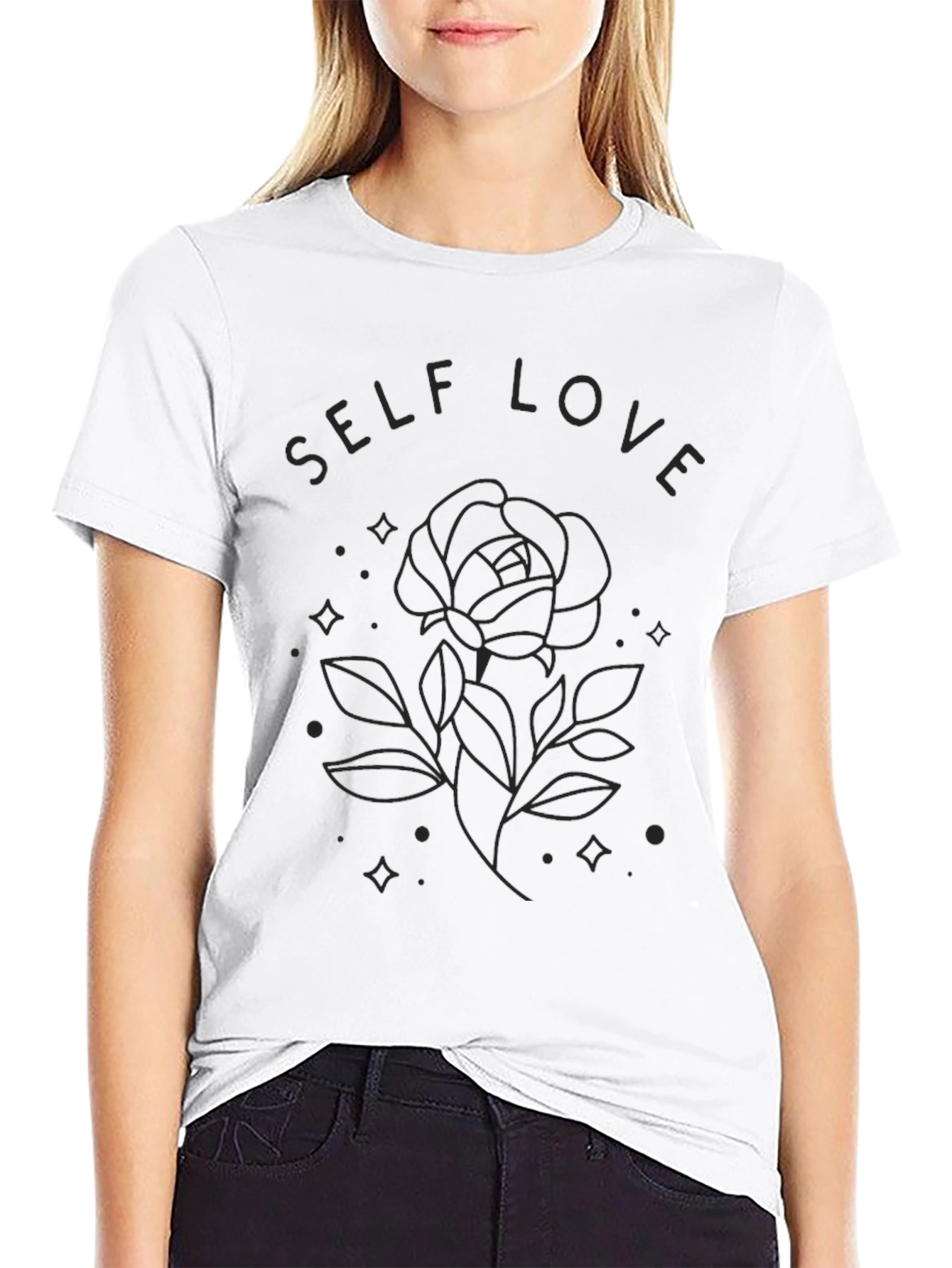 Self Love Rose Graphic T-Shirt