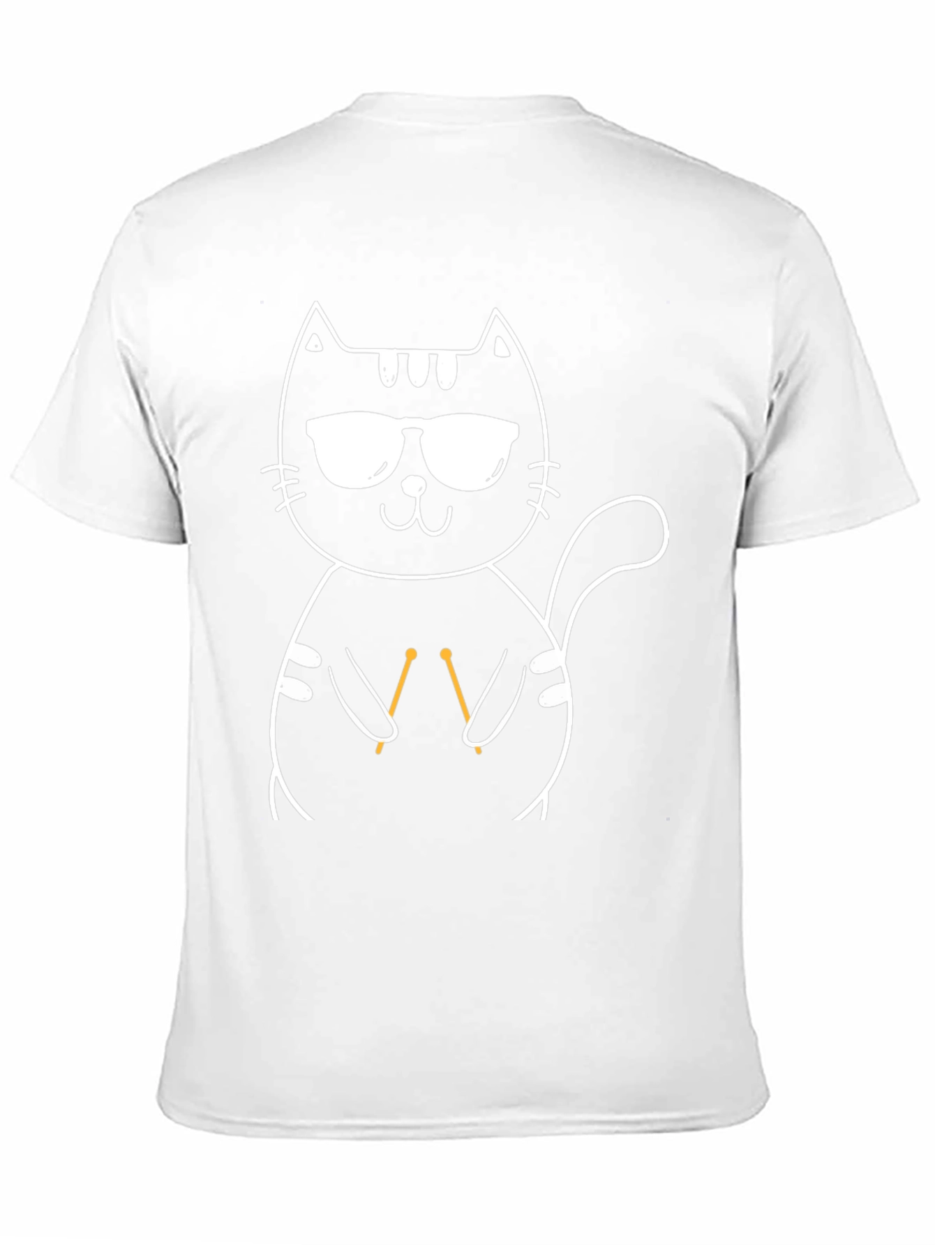 Cool Cat Knitter T-Shirt - Black