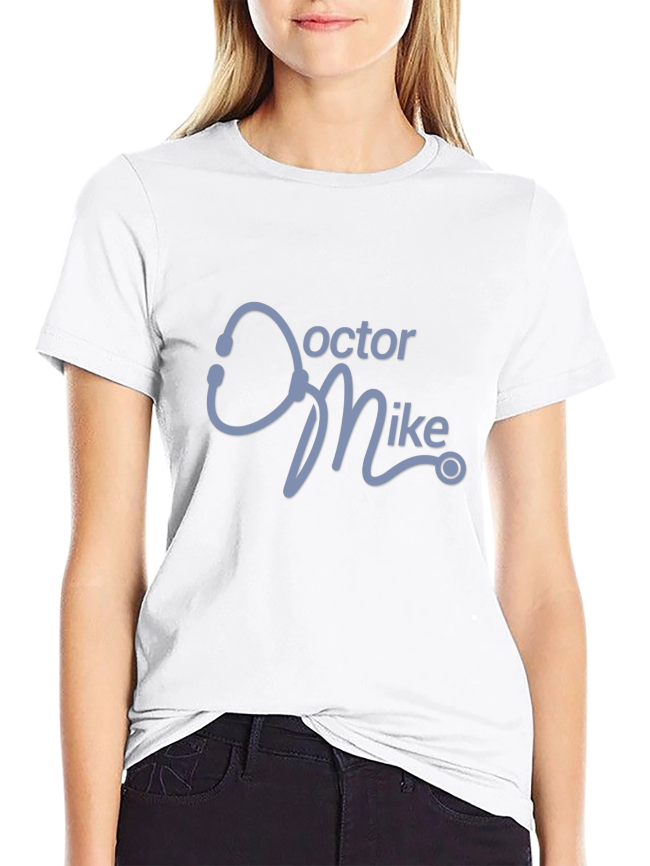 Doctor Mike Stethoscope T-Shirt - Medical Professional Tee