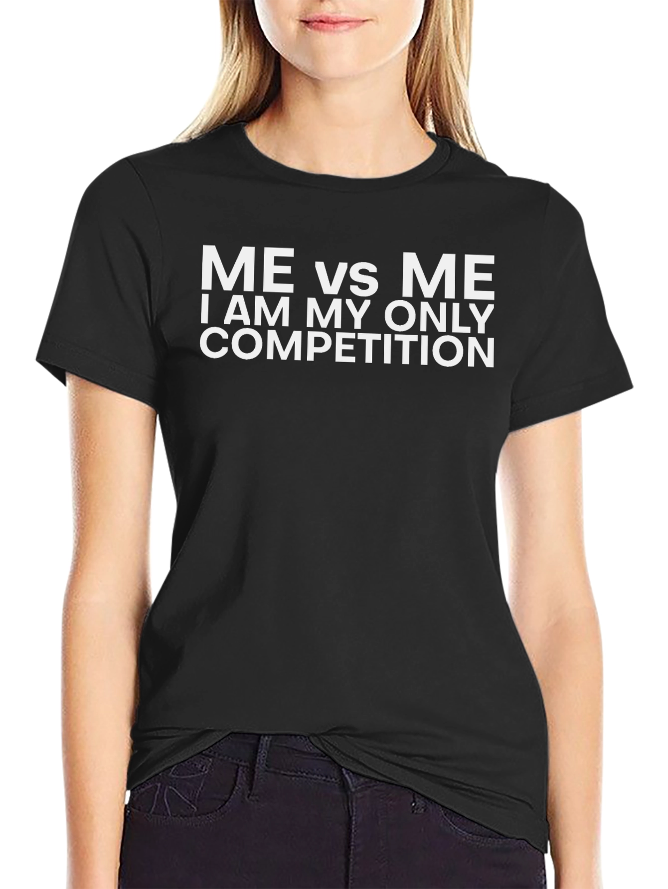 Me vs Me T-Shirt - Motivational Fitness Tee