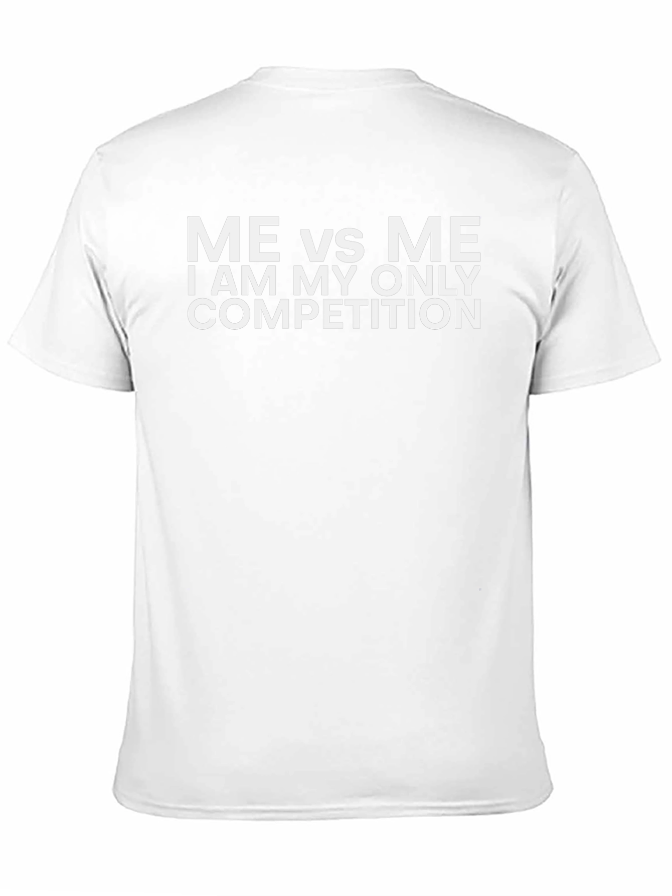 Me vs Me T-Shirt - Motivational Fitness Tee