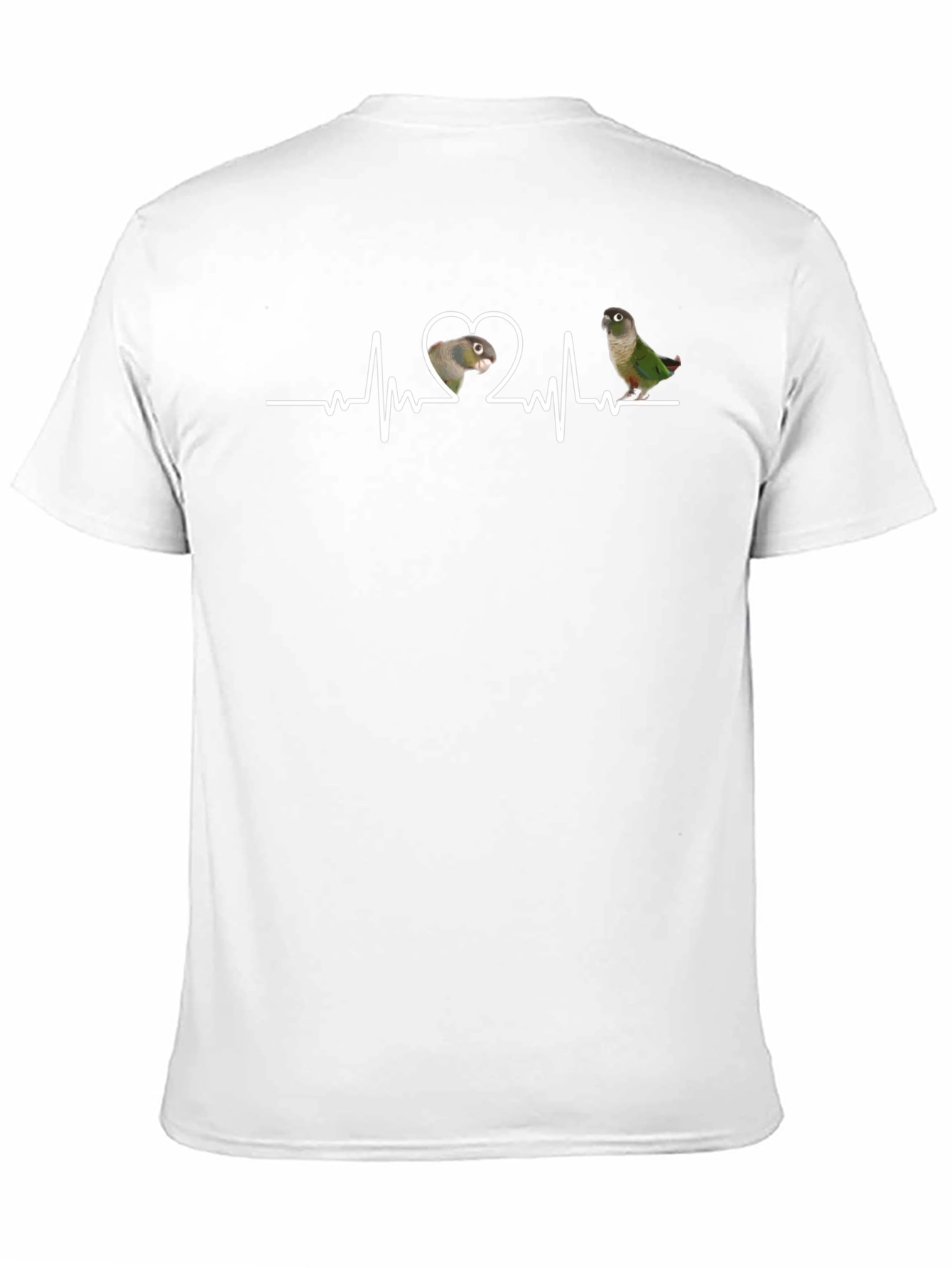Parrot Heartbeat T-Shirt - Bird Lover Tee