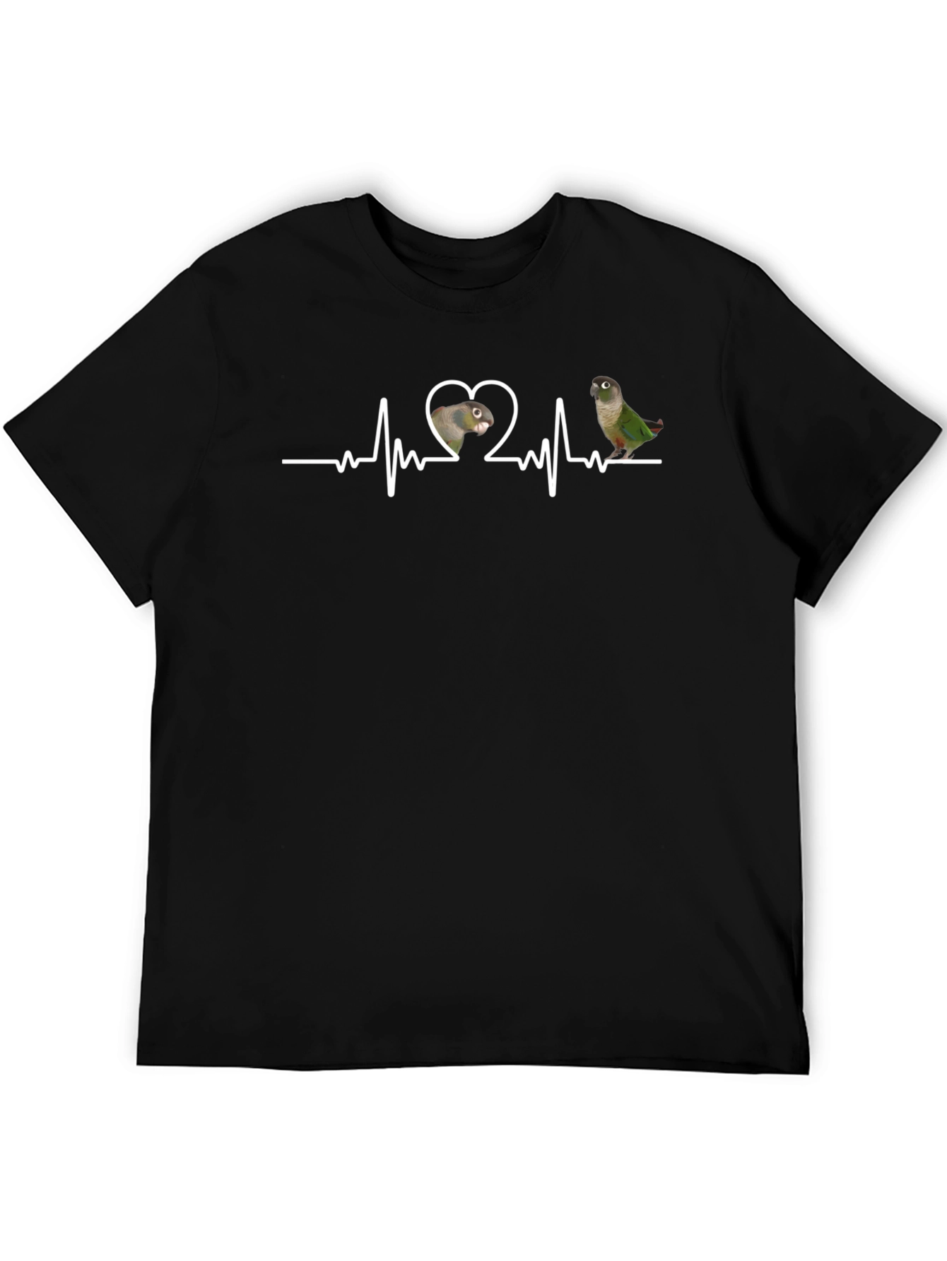 Parrot Heartbeat T-Shirt - Bird Lover Tee