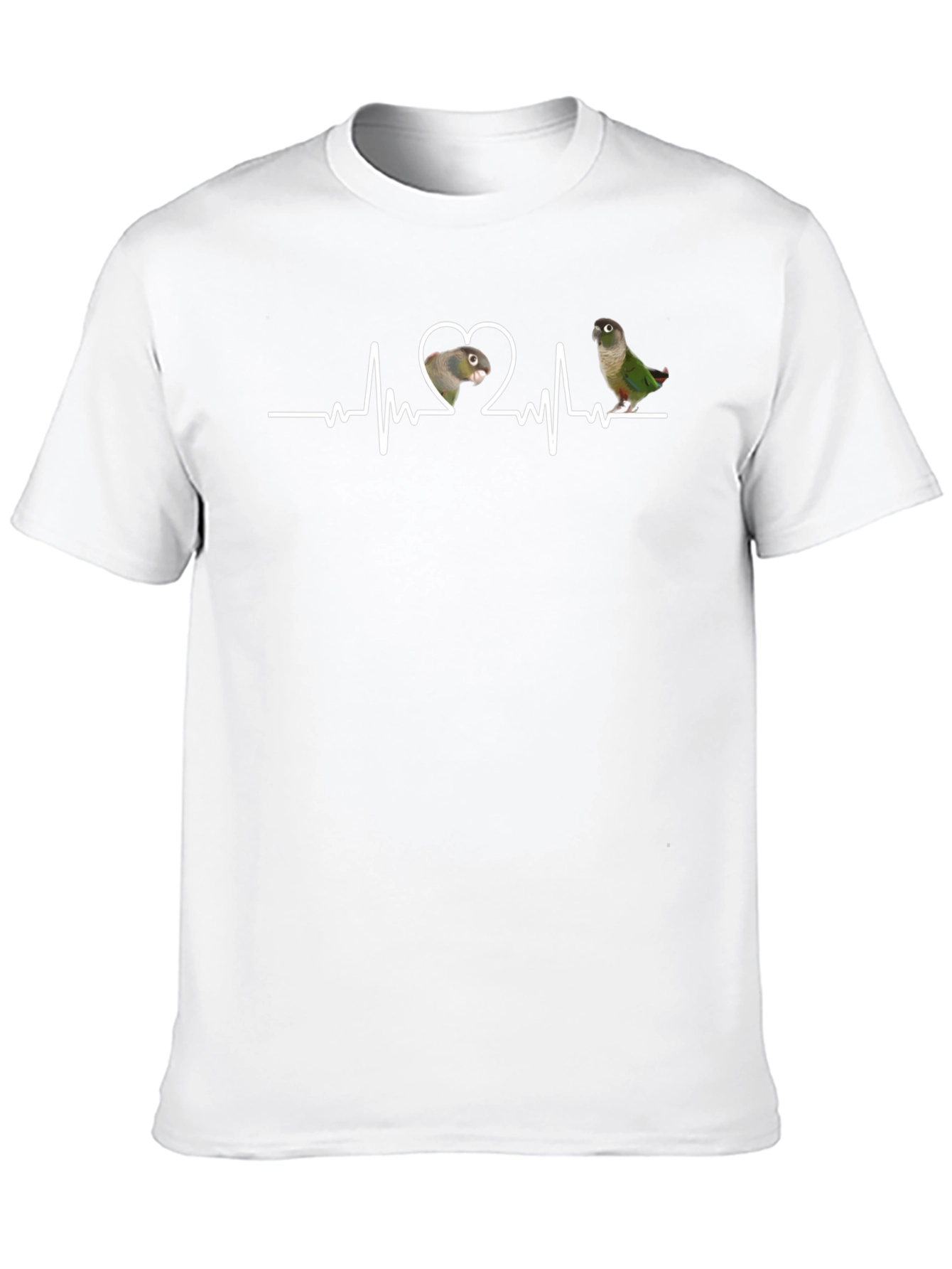 Parrot Heartbeat T-Shirt - Bird Lover Tee