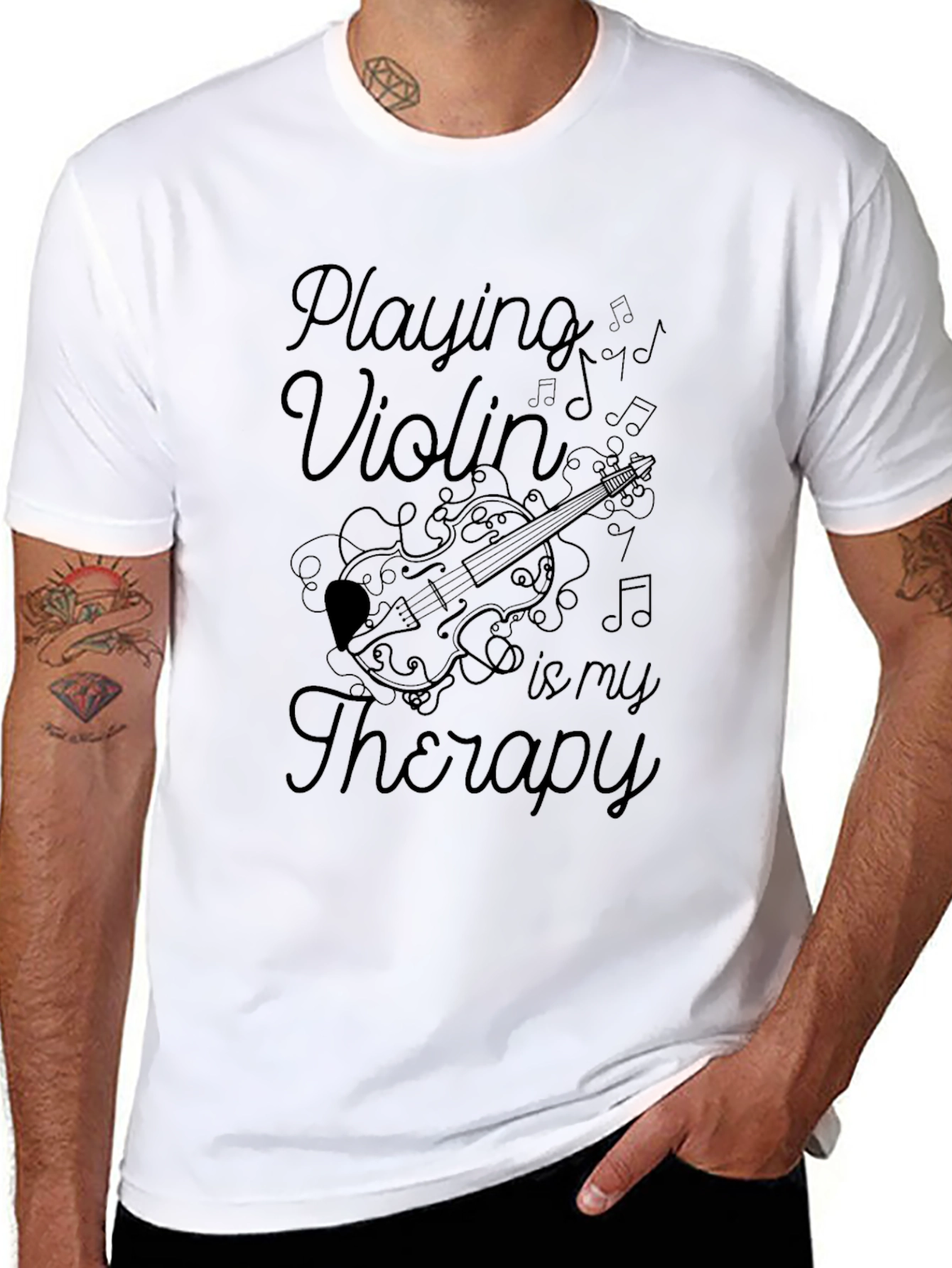 Playing Violin is My Therapy T-Shirt