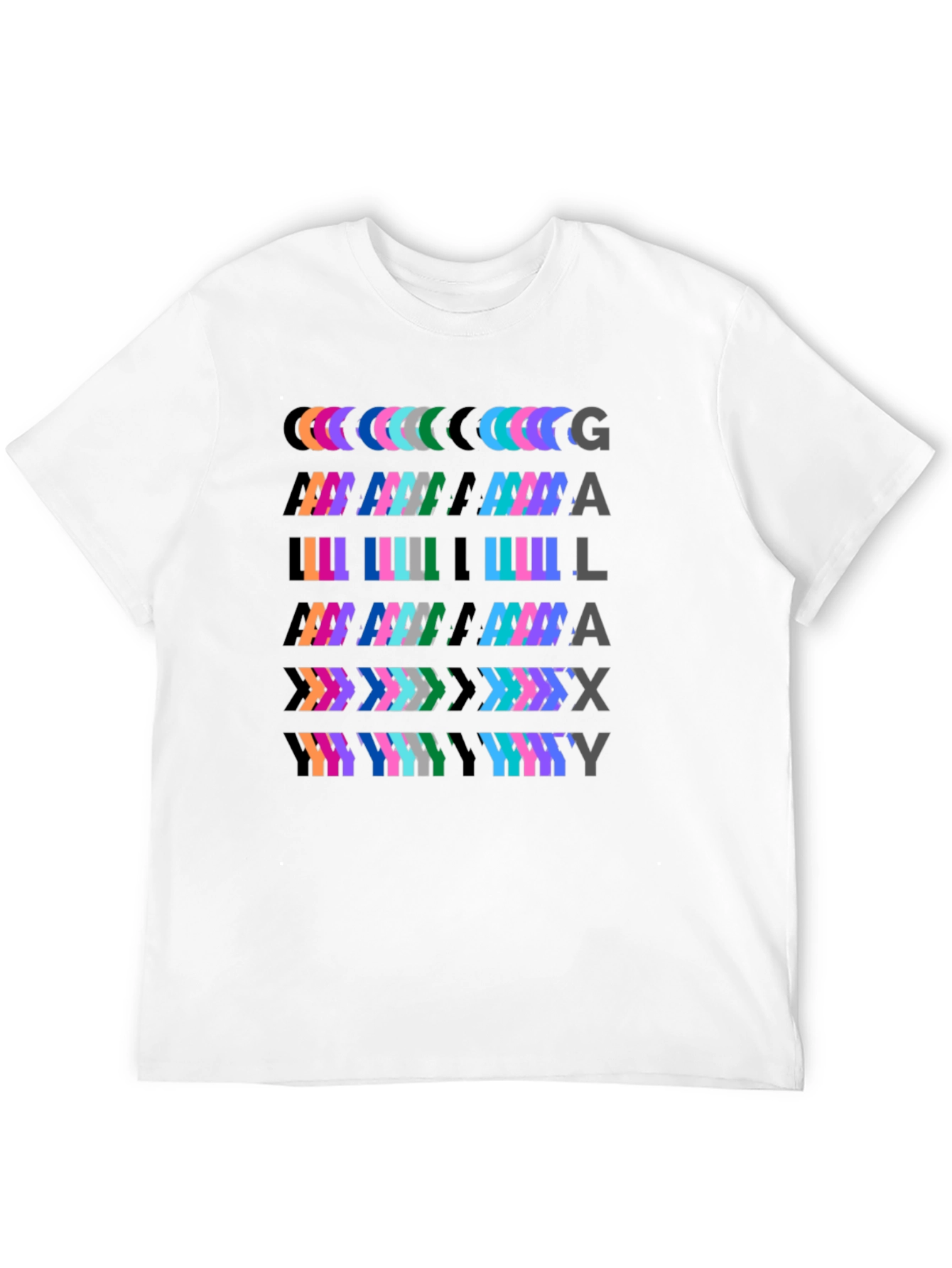 Galax Why Mens Black Graphic T-Shirt