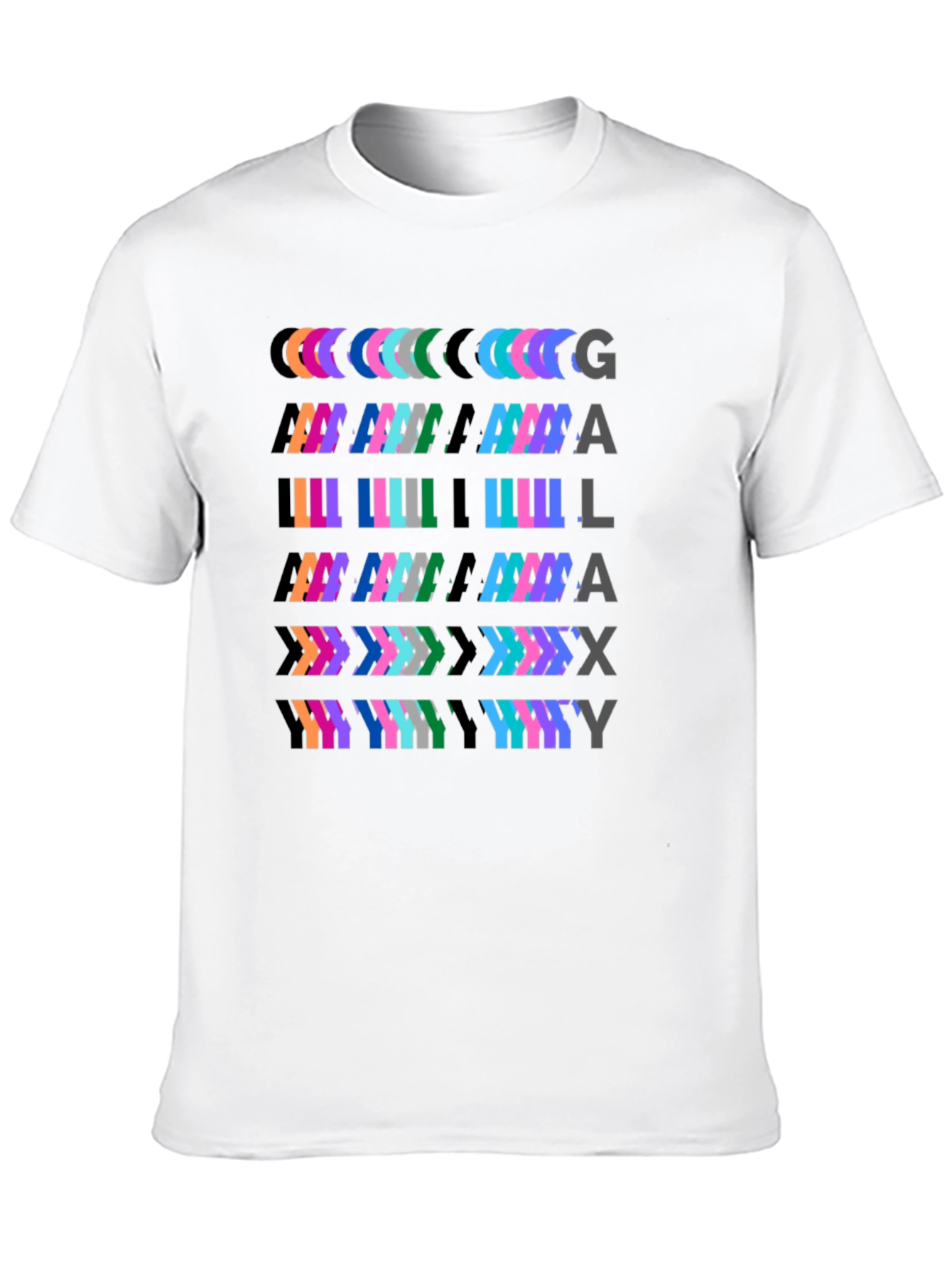 Galax Why Mens Black Graphic T-Shirt