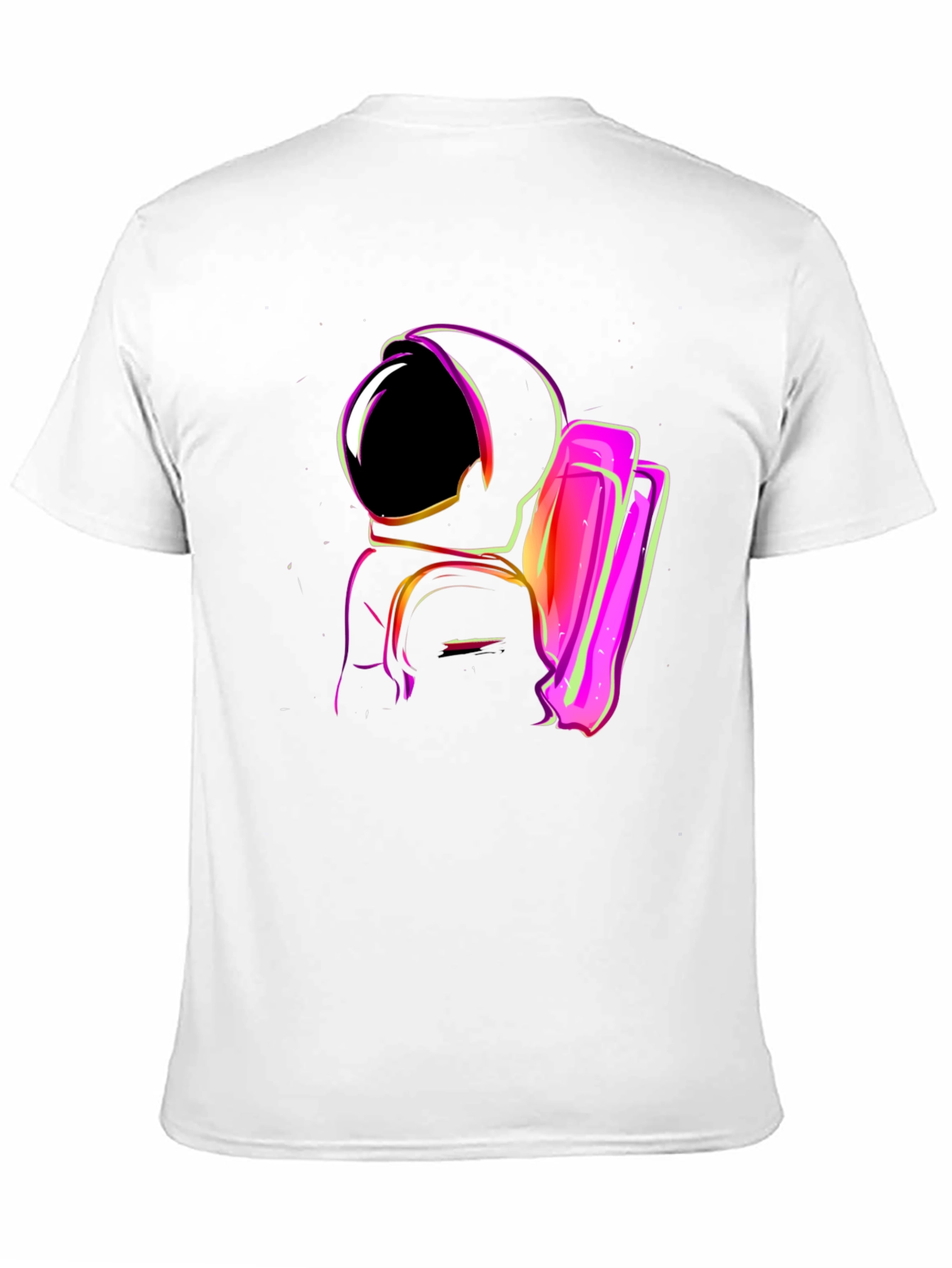 Neon Astronaut Graphic Tee