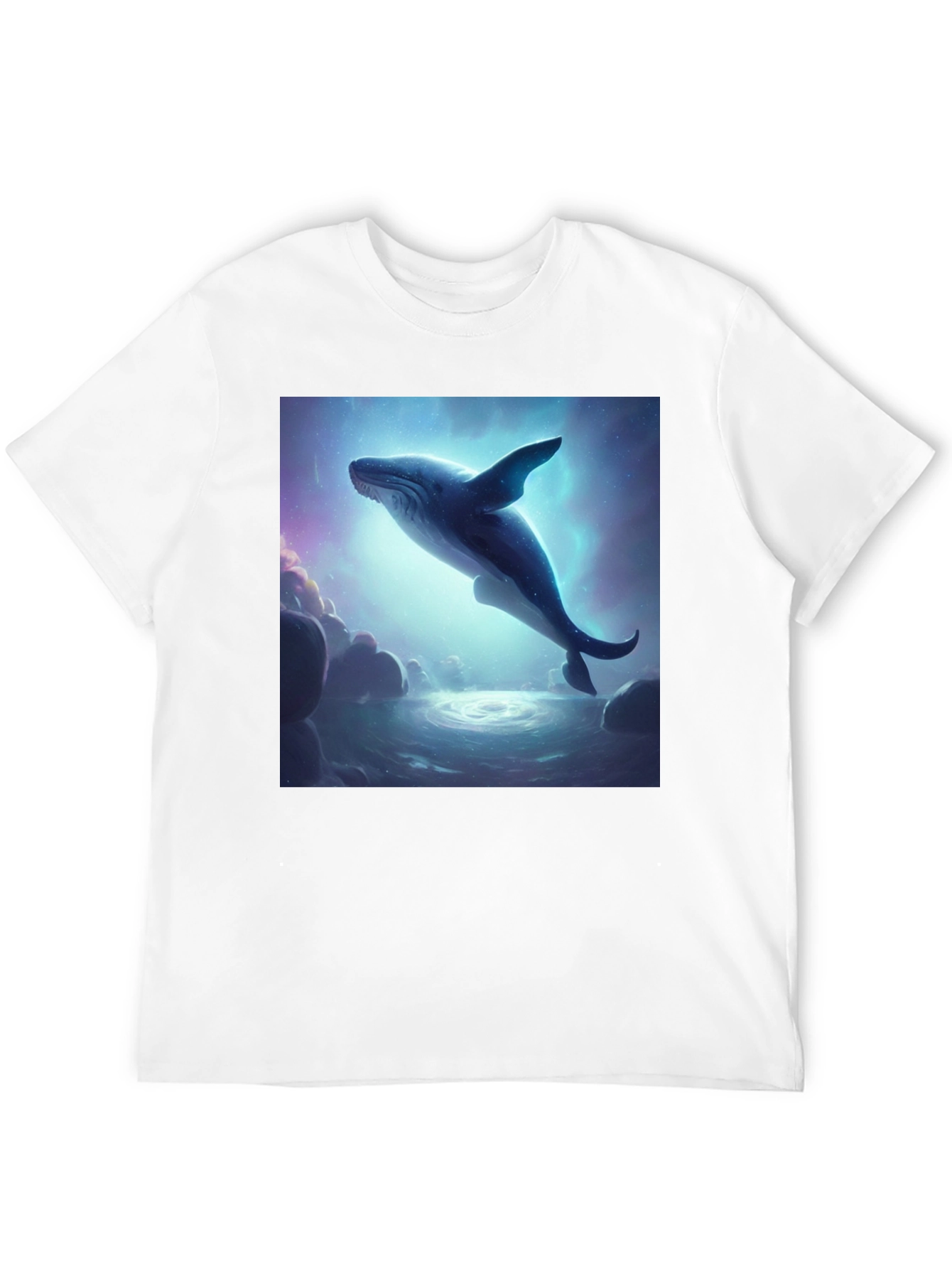 Whale Dream Black T-Shirt