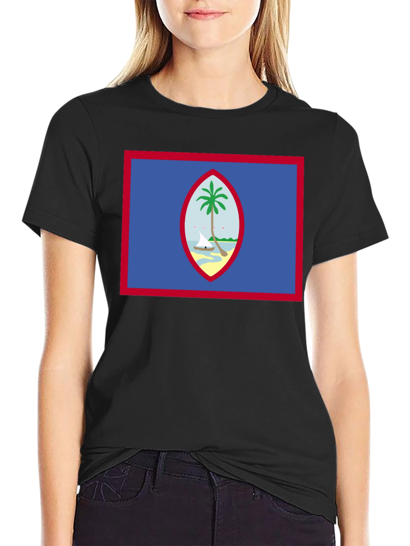 Guam Flag T-Shirt - Island Pride Black Tee