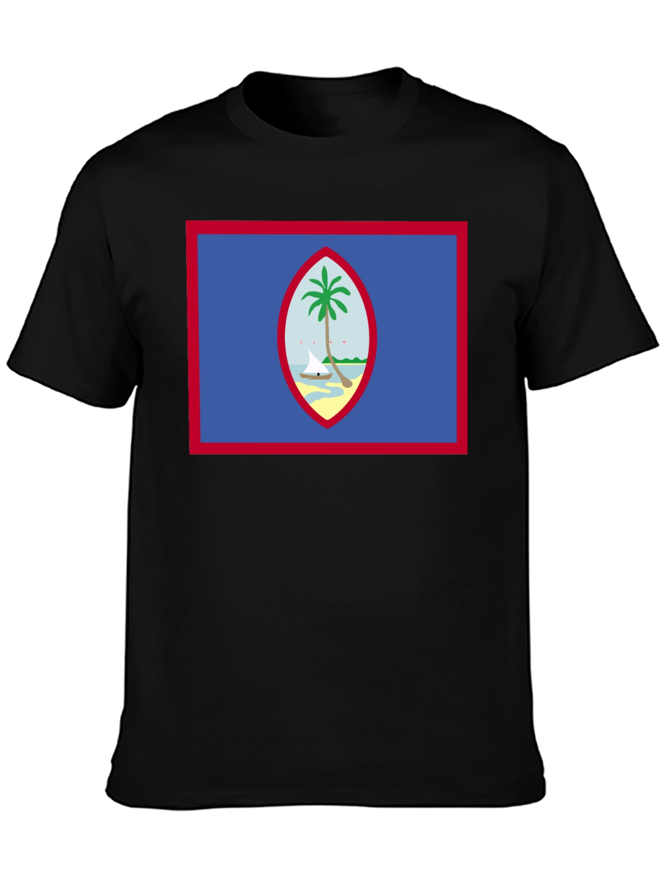Guam Flag T-Shirt - Island Pride Black Tee