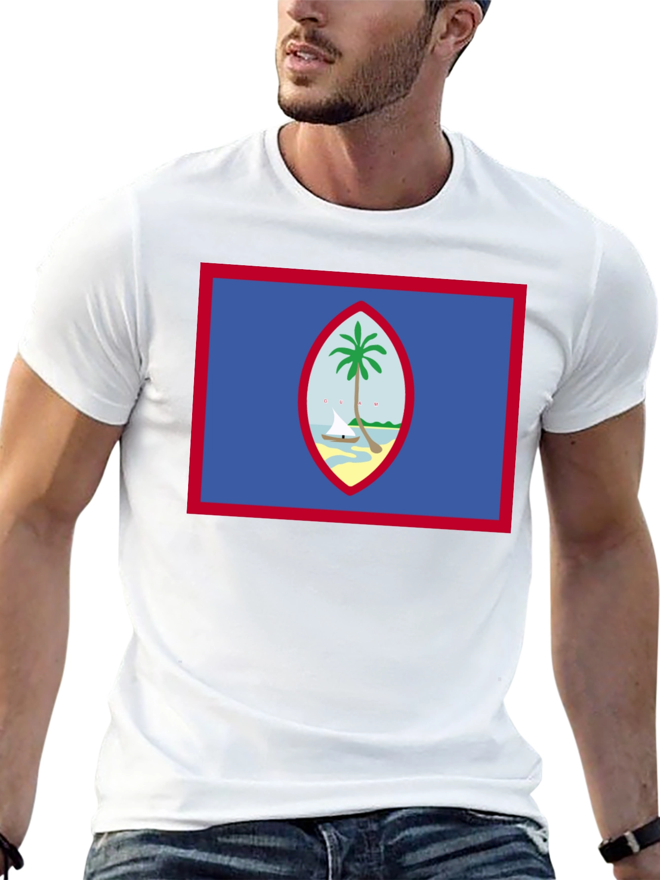 Guam Flag T-Shirt - Island Pride Black Tee