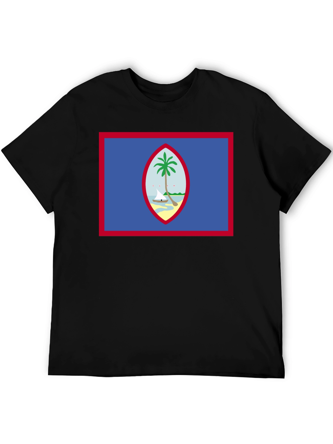 Guam Flag T-Shirt - Island Pride Black Tee