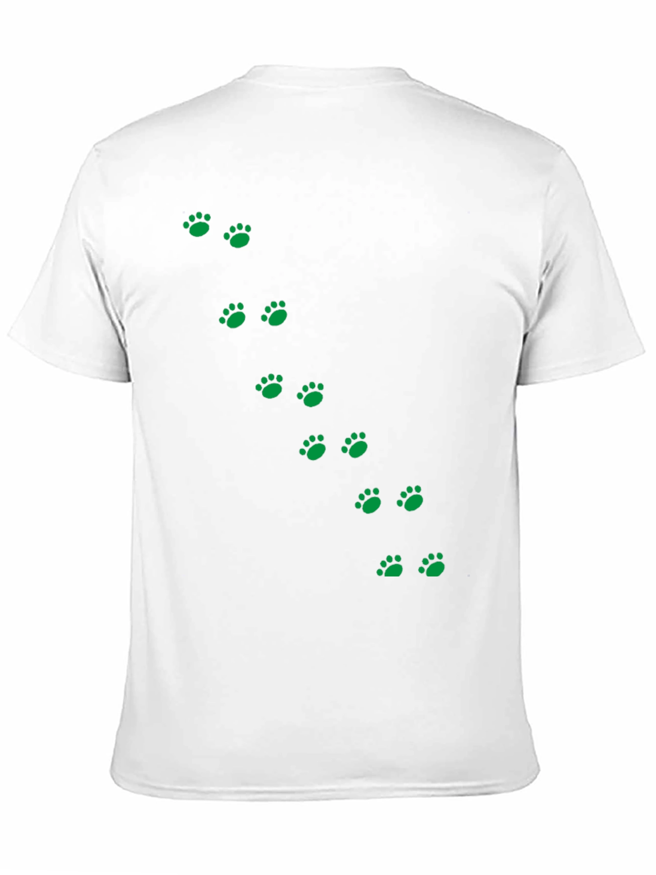 Black Paw Print T-Shirt - Casual Style